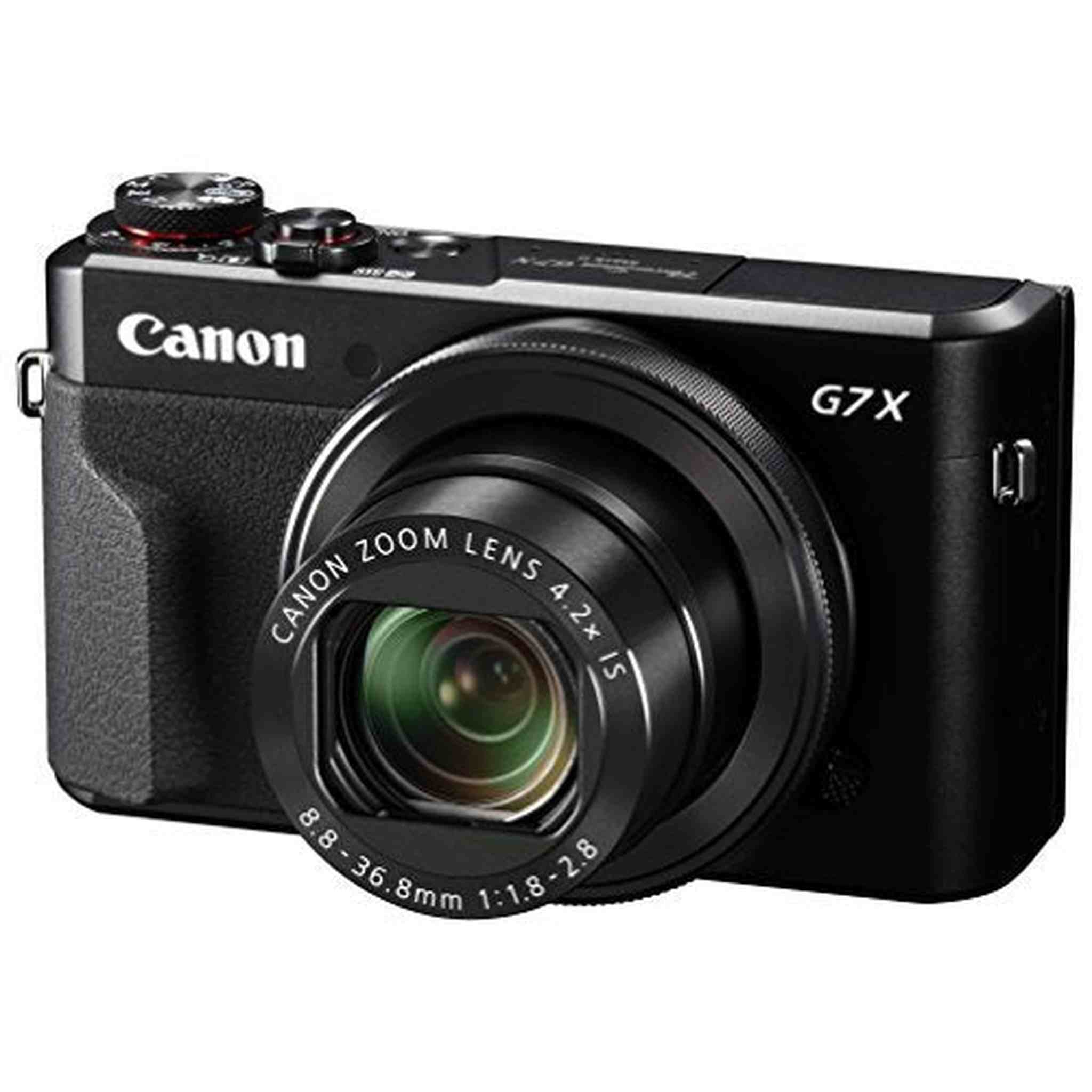 Canon PowerShot Digital Camera G7 X Mark II with Wi-Fi & NFC, LCD Screen, and 1-inch Sensor - Black - International Model Canon