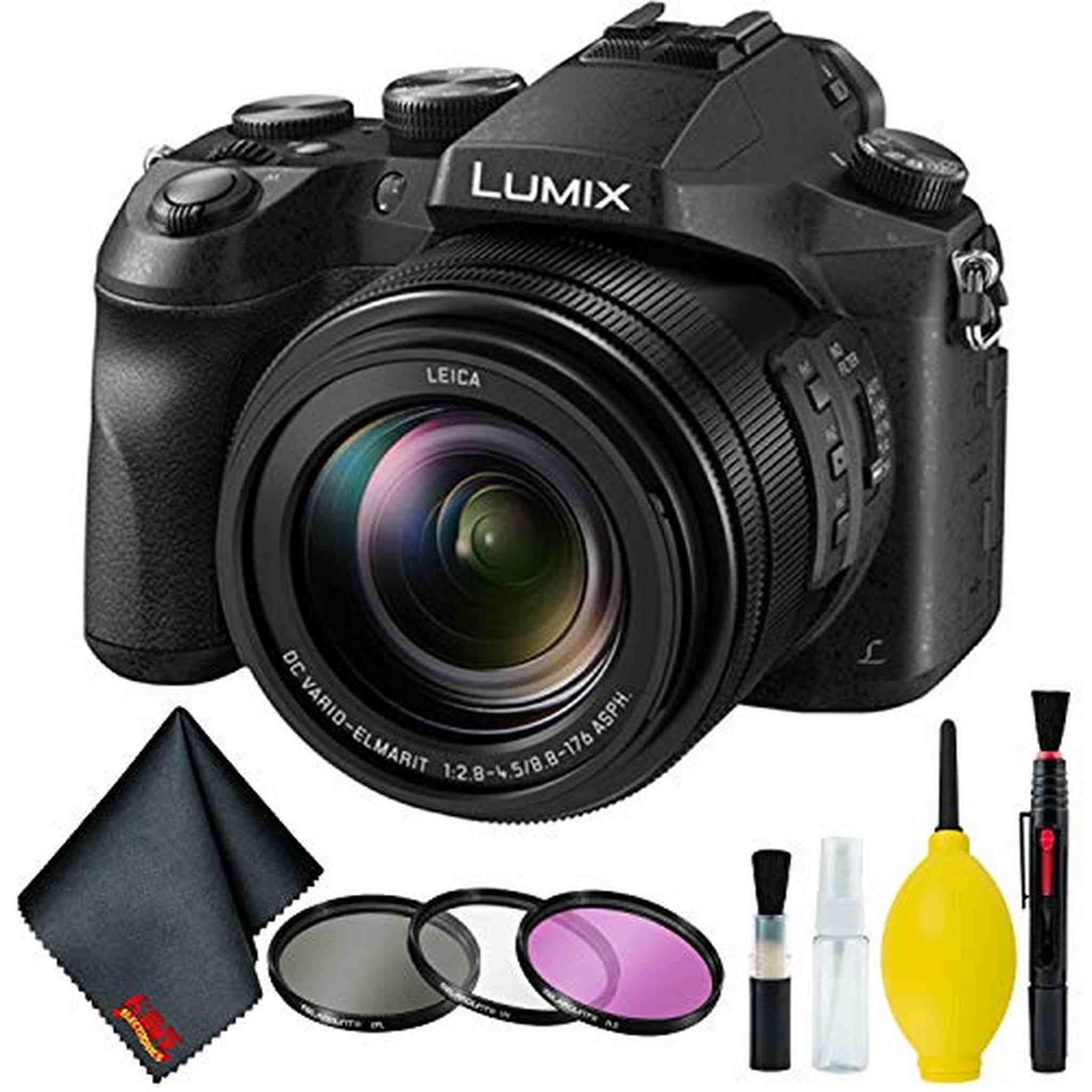 Panasonic Lumix DMC-FZ2500 Digital Camera w/Filter Kit Panasonic