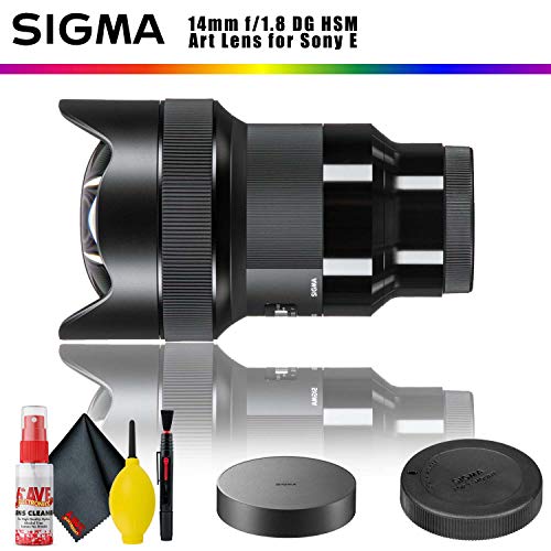 Sigma 14mm f/1.8 DG HSM Art Lens for Sony E + Cleaning Kit Sigma