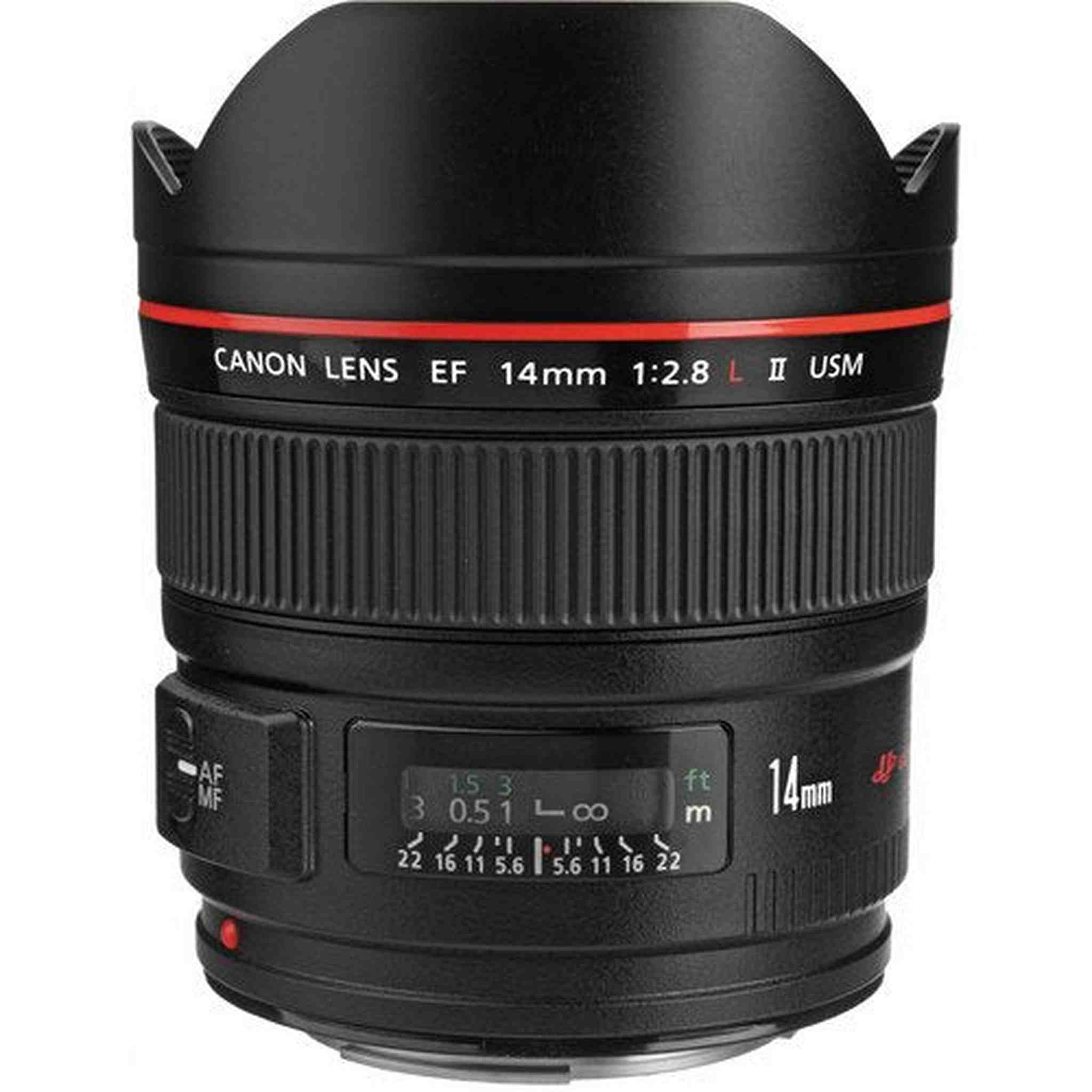 Canon EF 14mm f/2.8L II USM Lens for Canon EF Mount + Accessories International Model with 2 Year Warranty Canon