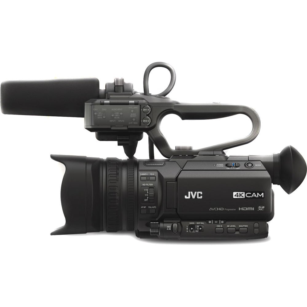 JVC Ultra HD 4K Camcorder with HD-SDI + Memory Card Kit + Cleaning Kit JVC