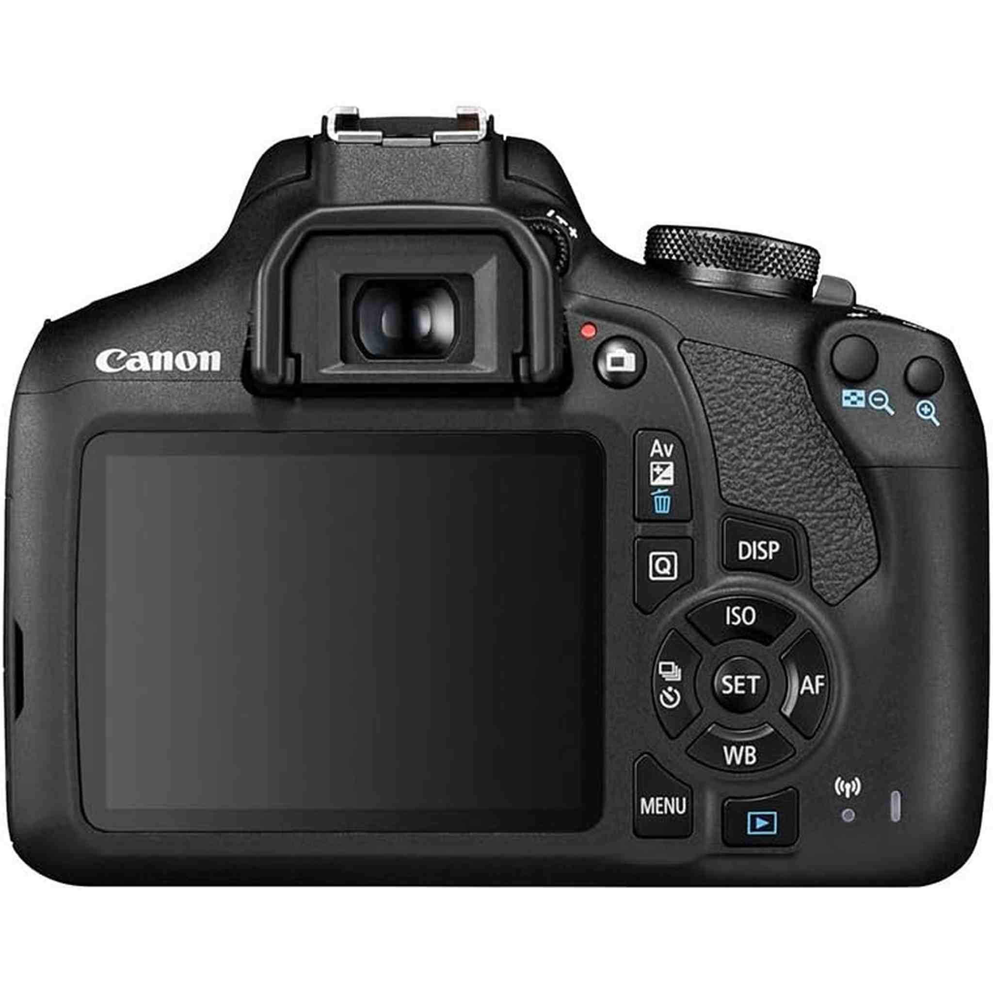 Canon EOS 2000D DSLR with EF-S 18-55mm f/3.5-5.6 IS II Lens Intl Model with 32GB Memory Kit, LED Light, Mic, and More Canon