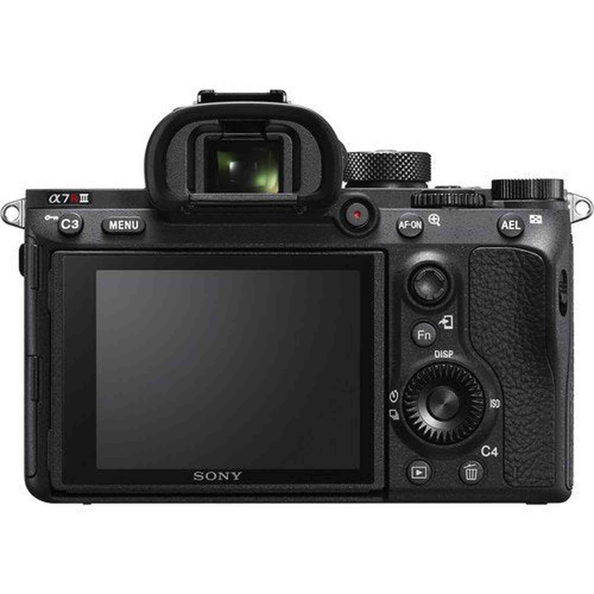 Sony Alpha a7R III Mirrorless Camera ILCE7RM3/B With Bag, 2x Extra Batteries, Rode Mic, LED Light, HD Monitor, 2x 64GB Memory Card, Sling Soft Bag, Card Reader , Plus Essential Accessories Sony