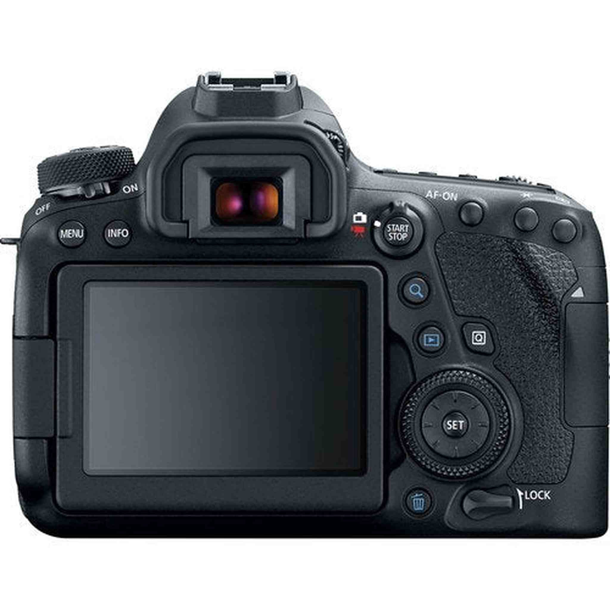 Canon EOS 6D Mark II DSLR Camera Body Only 3 Piece Filter w/Memory Bundle + EF 100mm f/2.8L Macro is USM Lens - Intern Canon