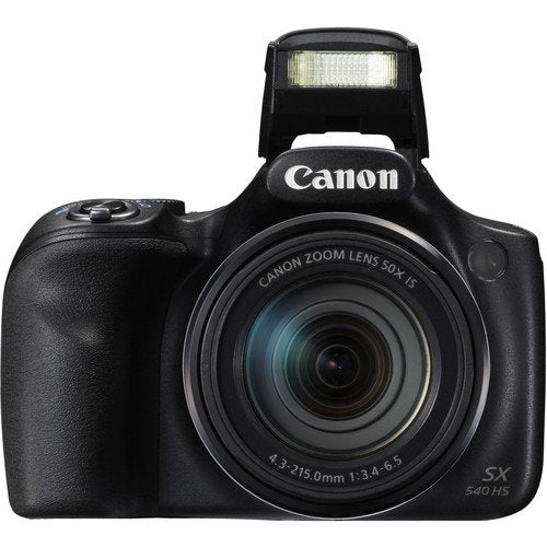 Canon PowerShot SX540 HS Digital Point and Shoot Camera Bundle with 16GB Memory Card + LCD Screen Protectors + SD Card U Canon