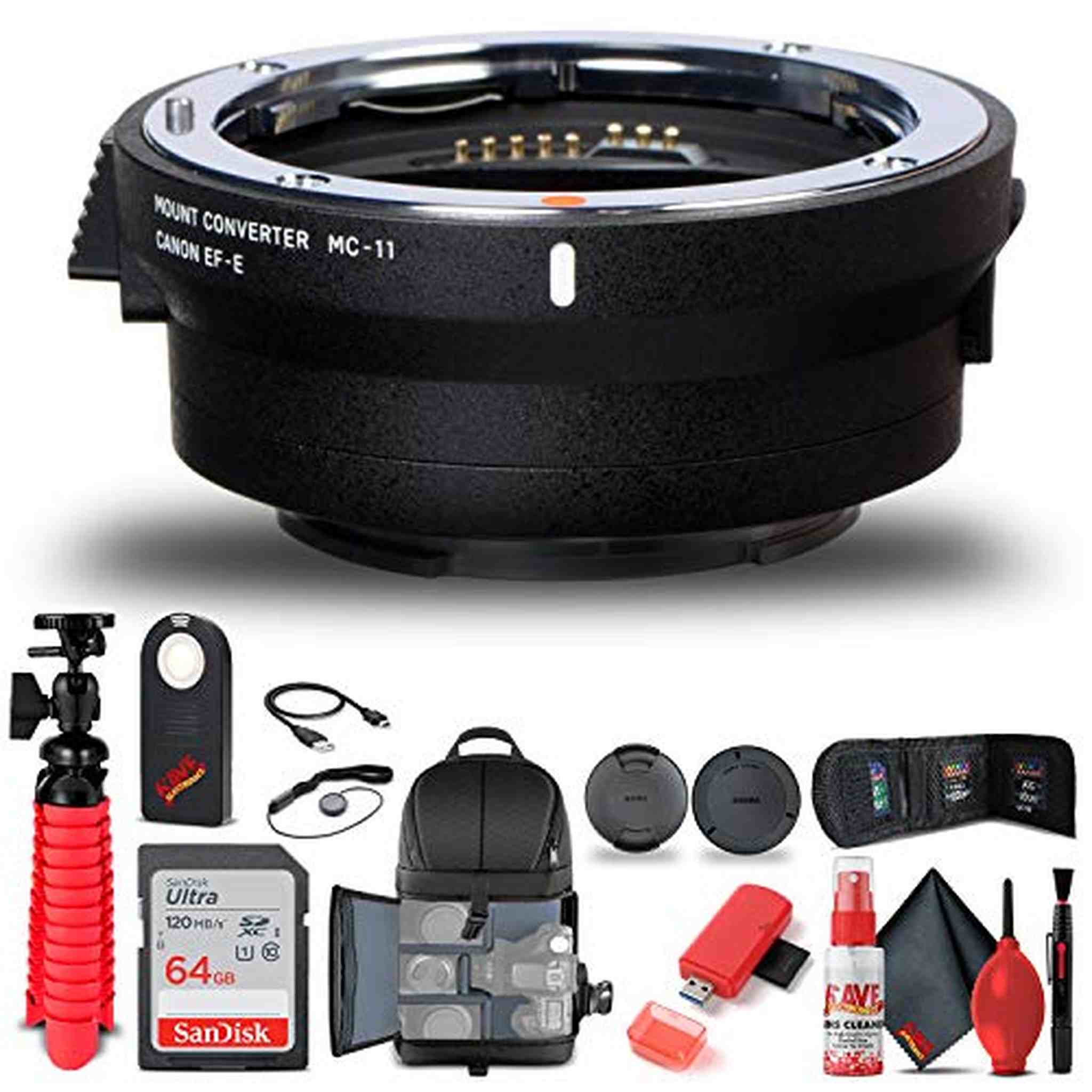 Sigma MC-11 Mount Converter/Lens Adapter Sigma EF-Mount to Sony E Bundle Sigma