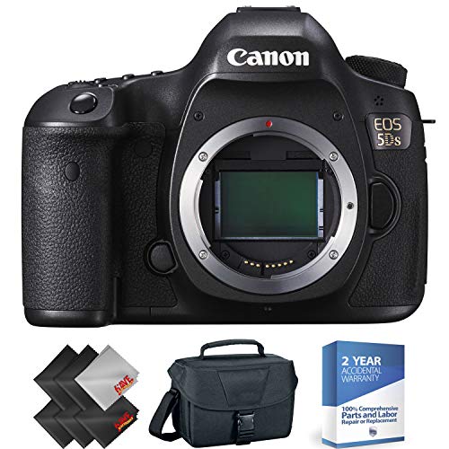 Canon EOS 5DS DSLR Camera Body Only + 2 Year Accidental Warranty Bundle Canon