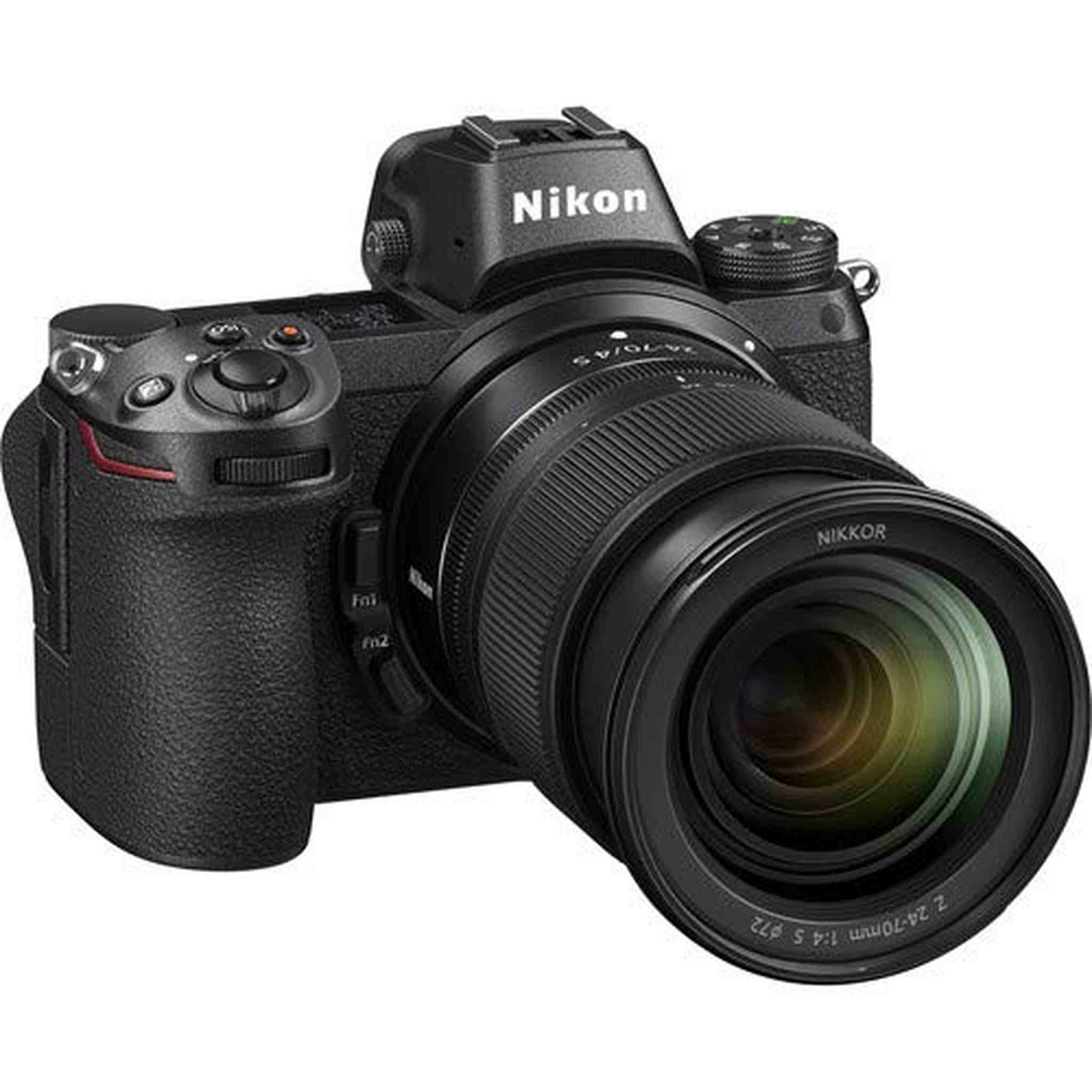 Nikon Z 6 Mirrorless FX-Format Digital Camera with 24-70mm Lens - Bundle 2X 64GB Memory Card + EN-EL15 Li-on Battery + E Nikon