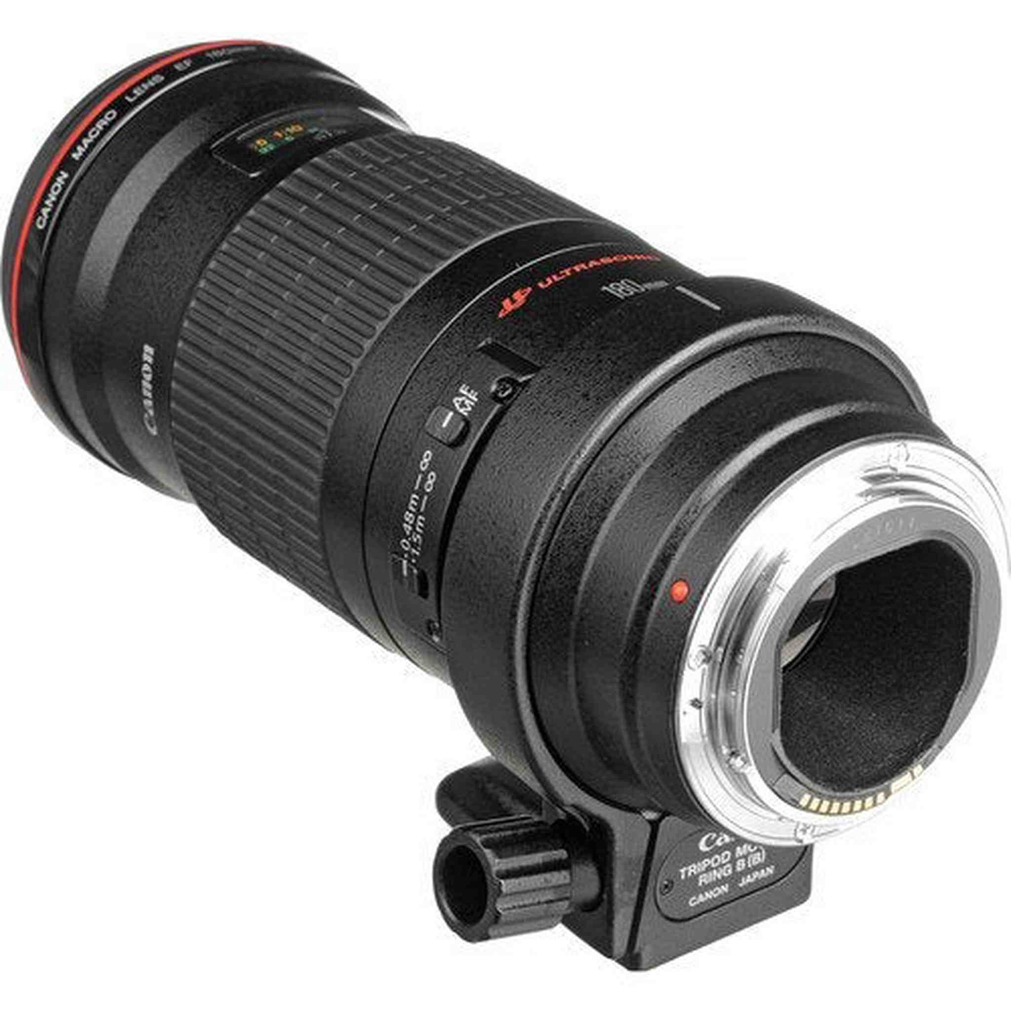 Canon EF 180mm f/3.5L Macro USM Lens for Canon EF Mount + Accessories (International Model with 2 Year Warranty)