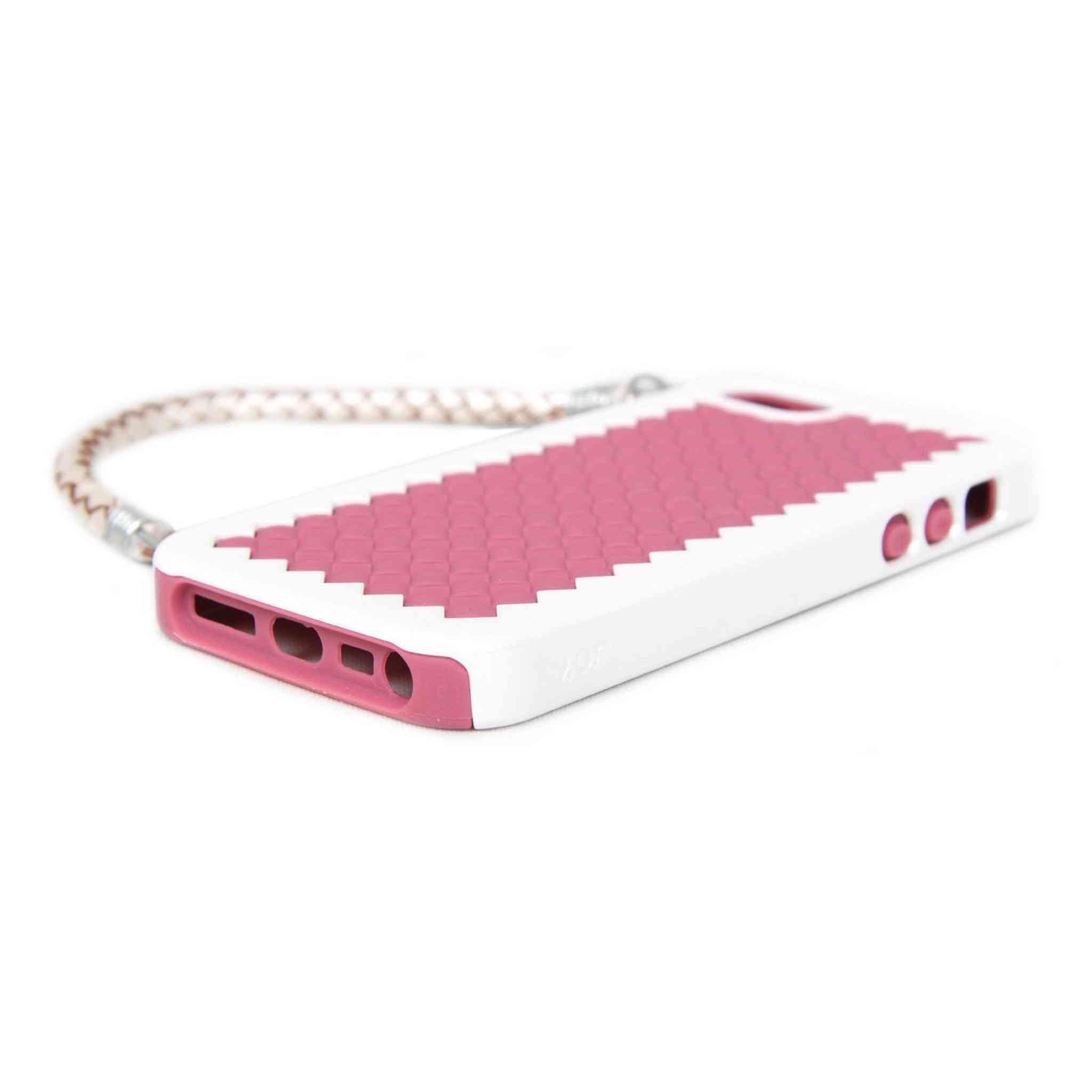 The Joy Factory New York Woven Handbag Case with Handle for iPhone5/5S, CSD120 Pink The Joy Factory