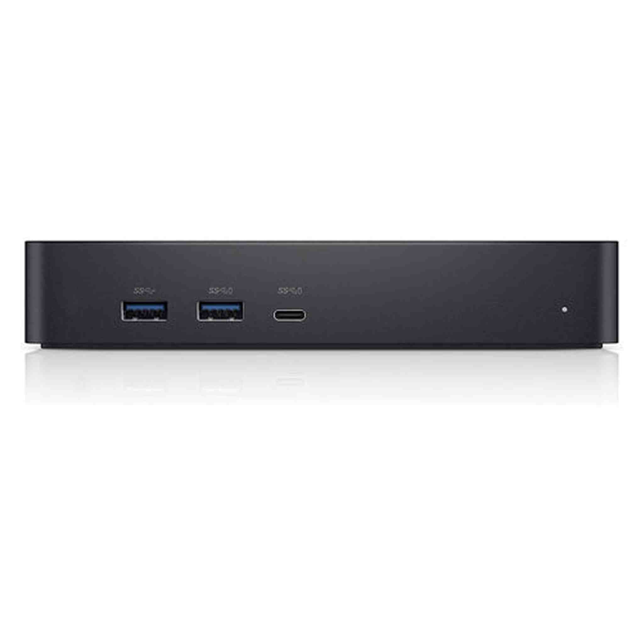 Dell Universal Dock - D6000S, Equipped with USB-C/USB-A PowerShare Options, Connect Upto Three 4K Displays, LED Indicator, Black Dell