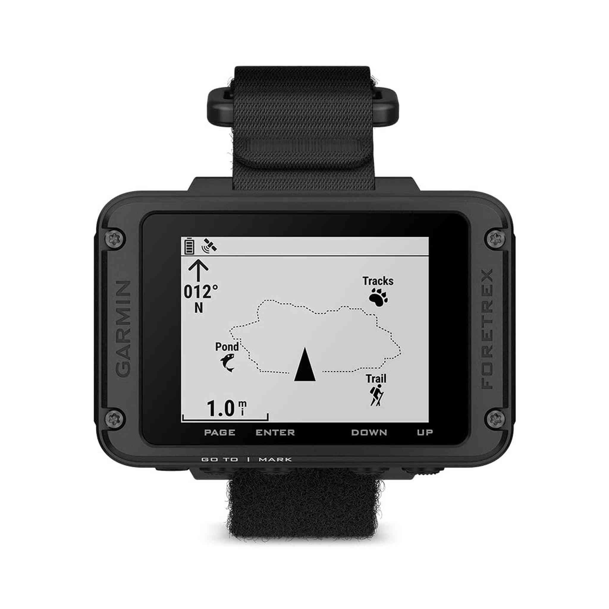 Garmin Foretrex 801, Wrist-Mounted GPS Navigation with Strap, Upgraded Multi-Band GNSS, Longer Battery Life Garmin