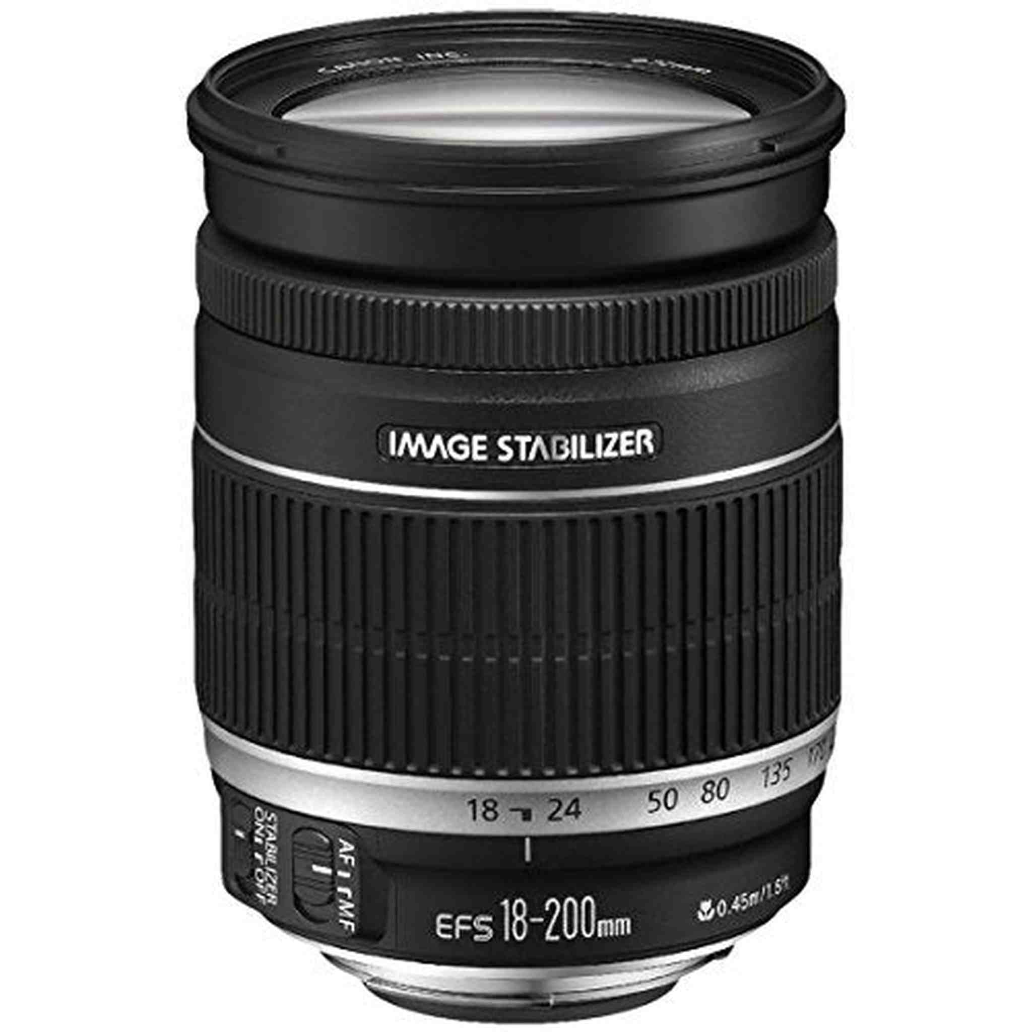 Canon EF-S 18-200mm f/3.5-5.6 IS Standard Zoom Lens for Canon DSLR Cameras Canon