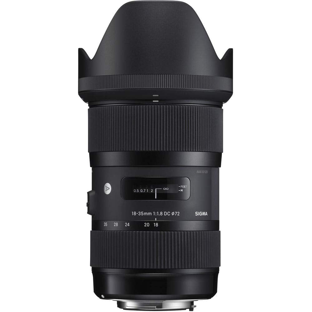 Sigma 18-35mm f/1.8 DC HSM Art Lens for Nikon F Mount + Accessories International Model with 2 Year Warranty Sigma