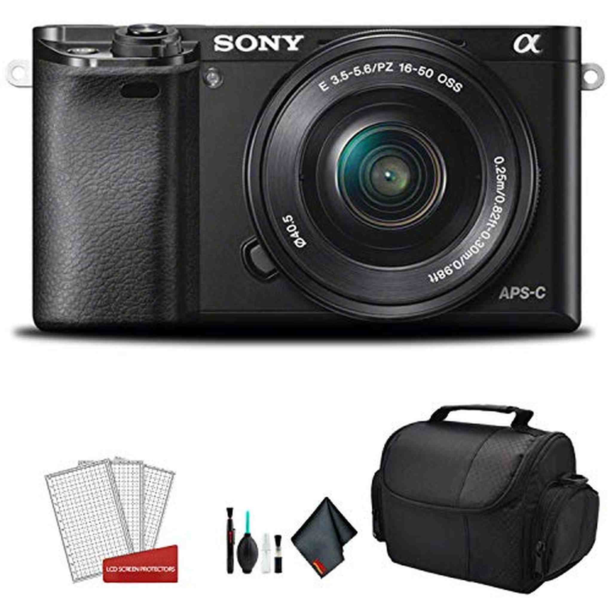 Sony Alpha a6400 Mirrorless Digital Camera with 16-50mm Lens Kit - International Model Sony