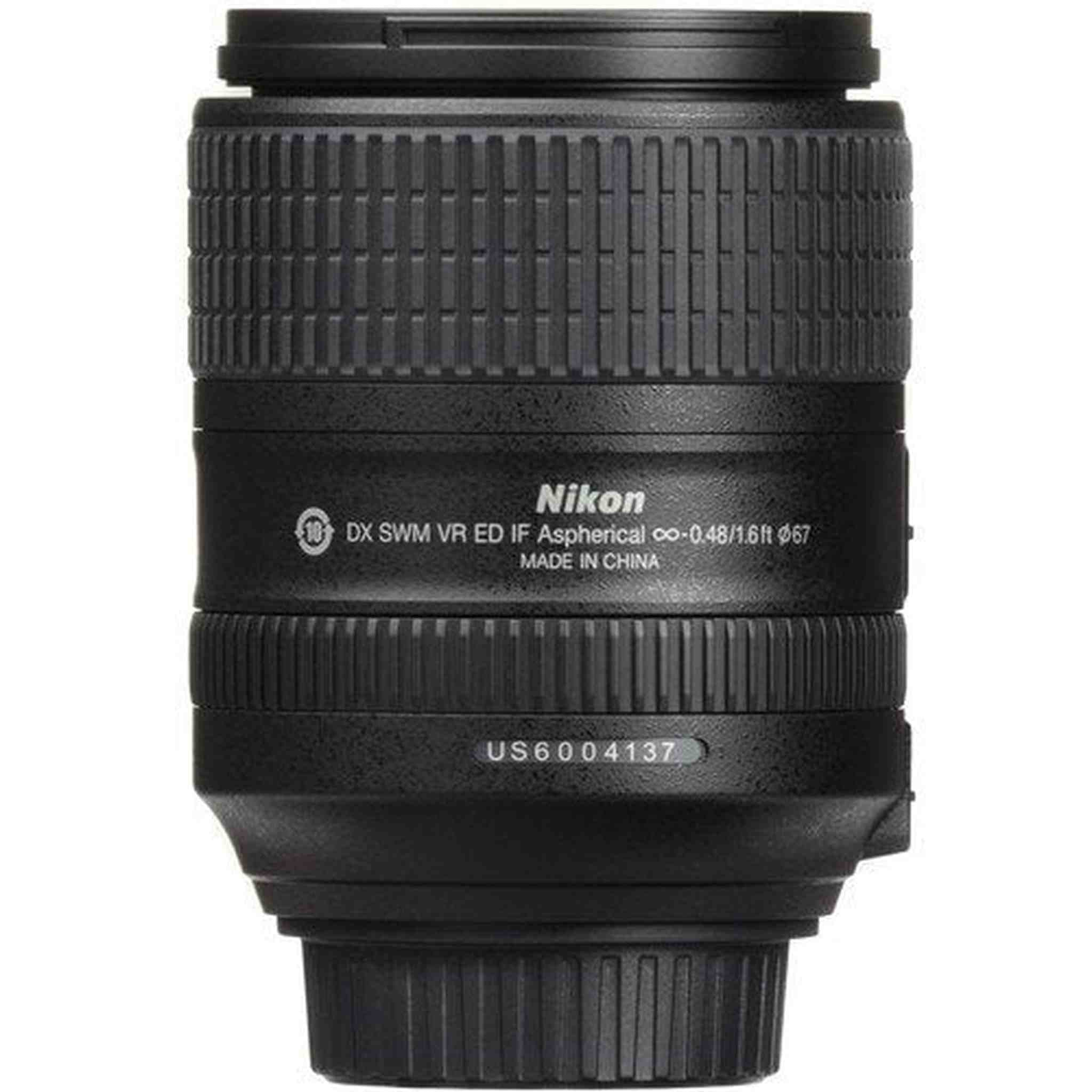 NIKON 18-300MM F/3.5-6.3G ED AF-S DX VR Lens with 1 Year Warranty, 12 in Flexible Tripod and 72 in Professional Bundle Nikon