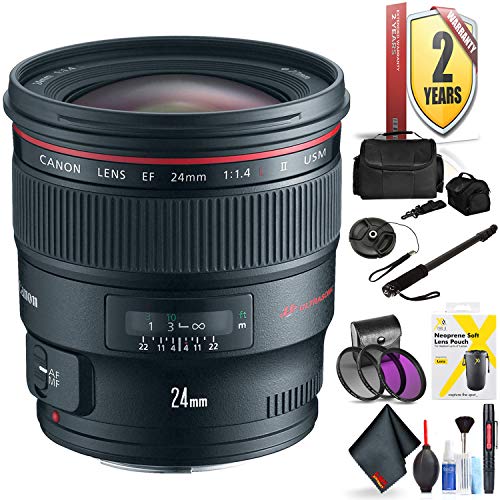 Canon EF 24mm F/1.4L Ii USM Lens for Canon 6D, 5D Mark IV, 5D Mark III, 5D Mark II, 6D Mark II, 5Dsr, 5Ds, 1Dx, 1Dx Mark Canon