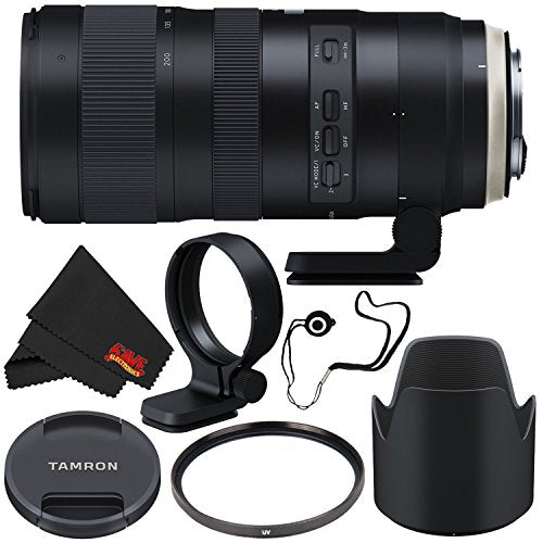 6Ave Tamron SP 70-200mm f/2.8 Di VC USD G2 Lens for Canon EF (International Model) + 77mm UV Filter + Lens Cap Keeper +