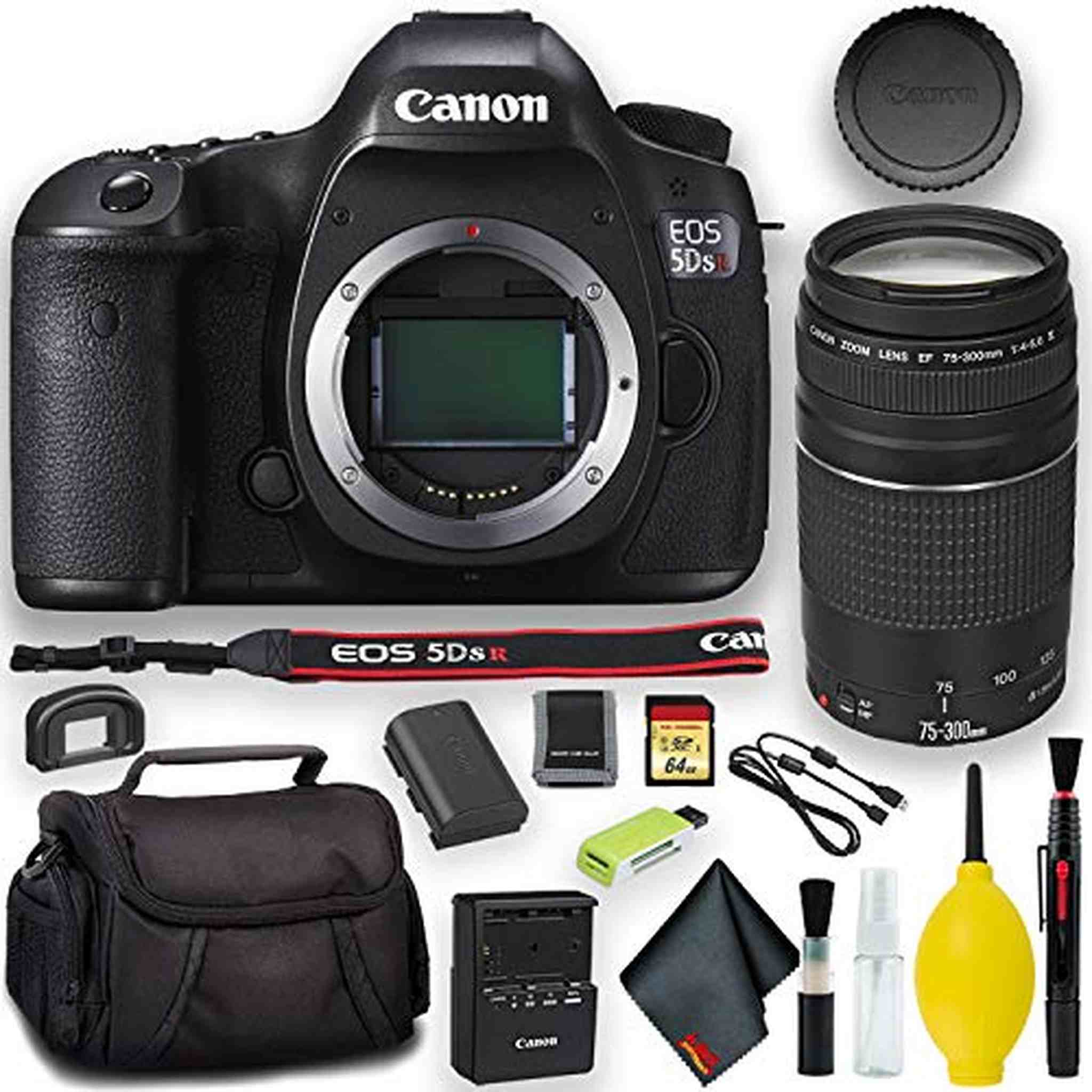 Canon EOS 5DS R DSLR Camera + 64GB Memory Bundle Canon