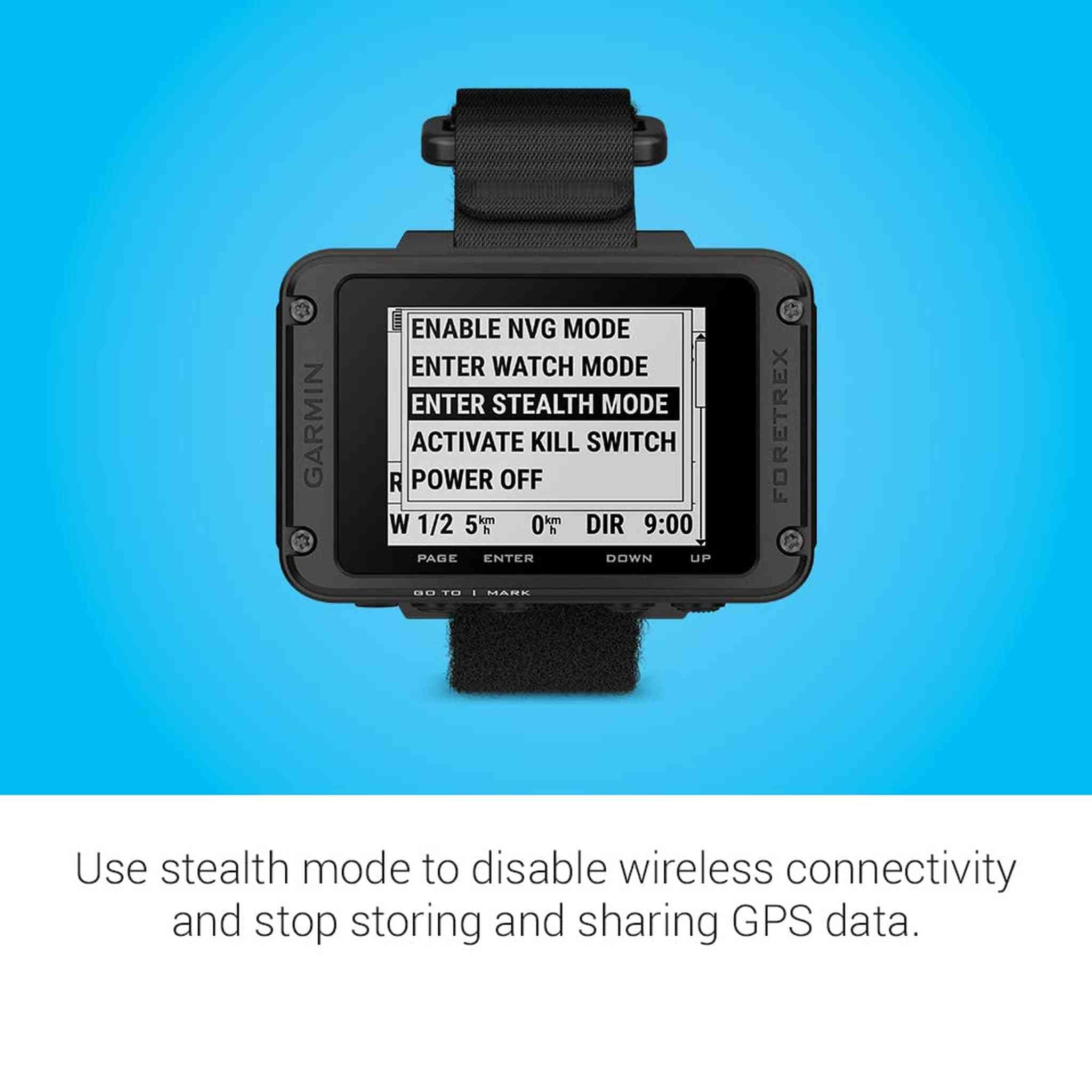 Garmin Foretrex 801, Wrist-Mounted GPS Navigation with Strap, Upgraded Multi-Band GNSS, Longer Battery Life Garmin