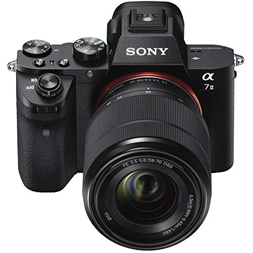 Sony Alpha a7 II Mirrorless Camera with FE 28-70mm f/3.5-5.6 OSS Lens ILCE7M2K/B With Soft Bag, 64GB Memory Card, Card Reader , Plus Essential Accessories Sony