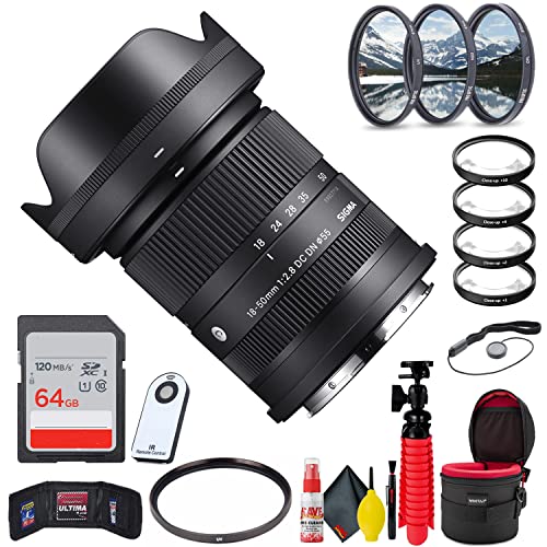 Sigma 18-50mm f/2.8 DC DN Contemporary Lens for Leica L With Accessories Sigma