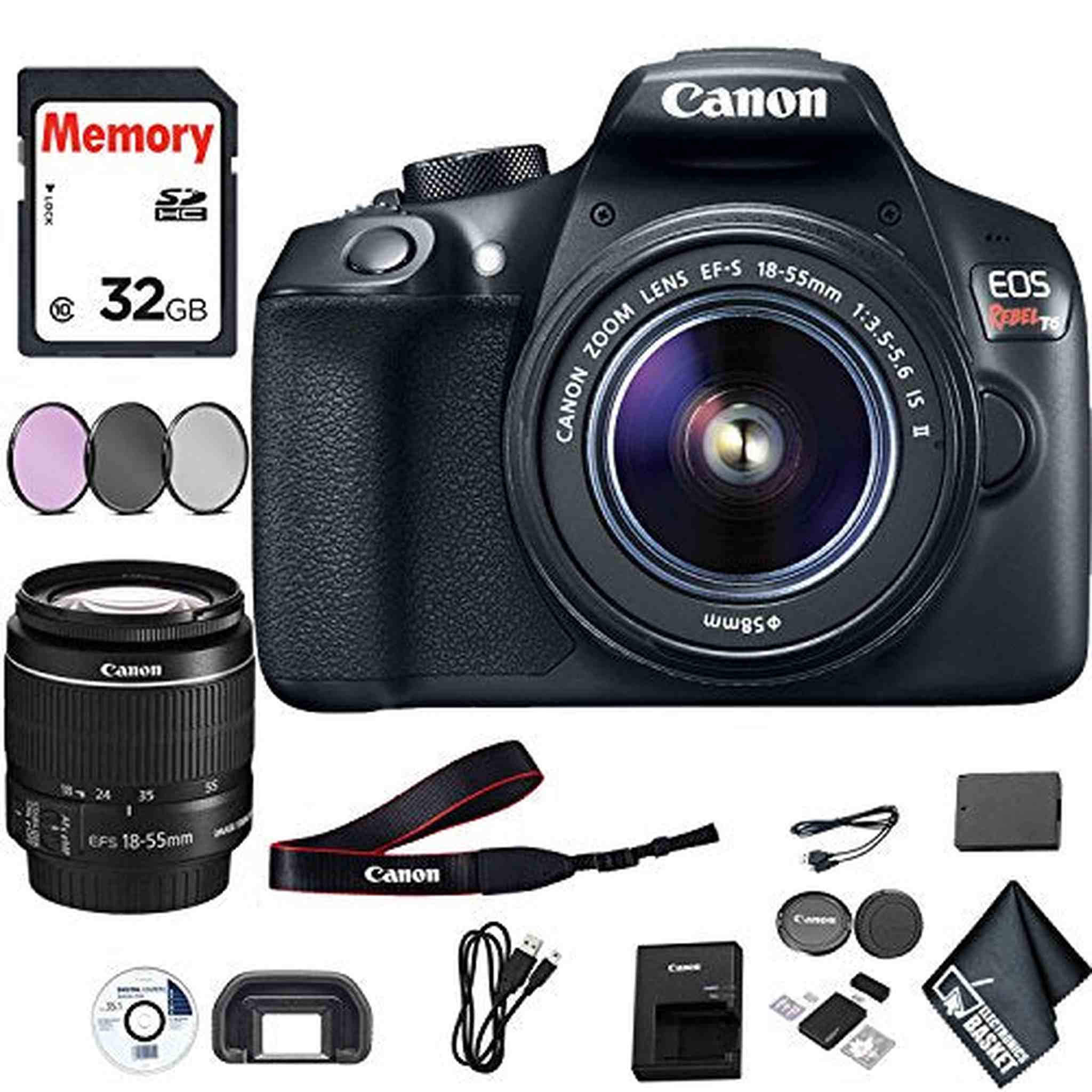 Canon Rebel T6 Camera & 18-55mm Starter Kit Canon