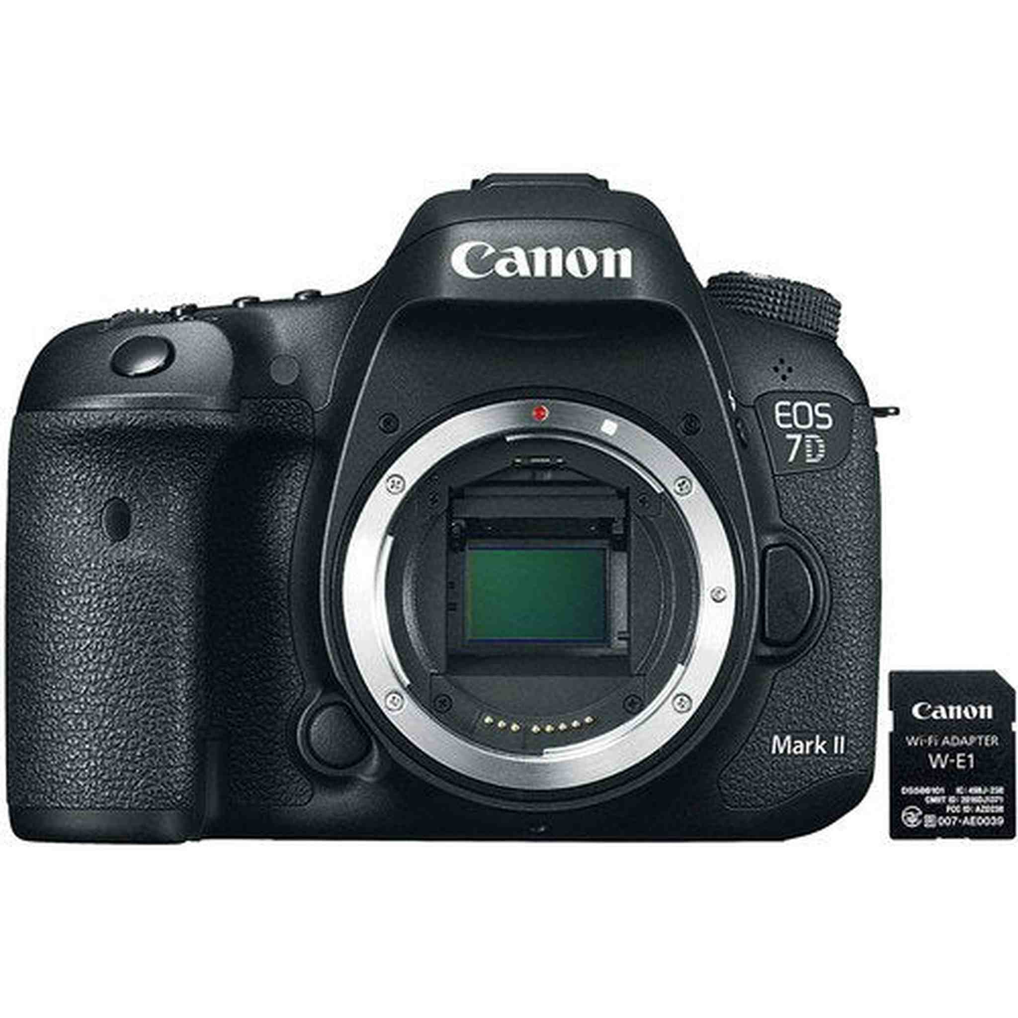 Canon EOS 7D Mark II DSLR Camera Body w International Model with Extra Accessory Bundle Canon