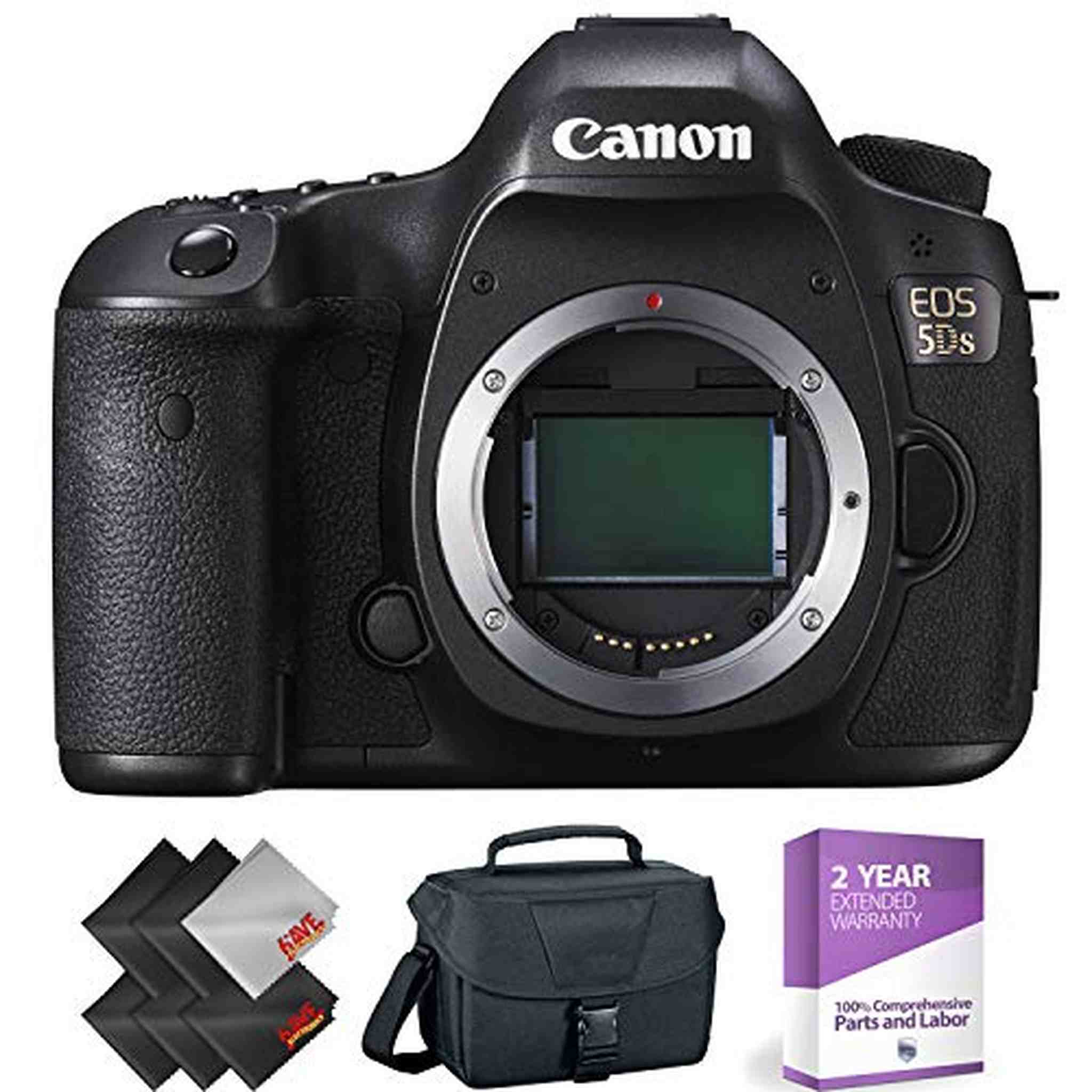 Canon EOS 5DS DSLR Camera Body Only + 1 Year Warranty Bundle Canon