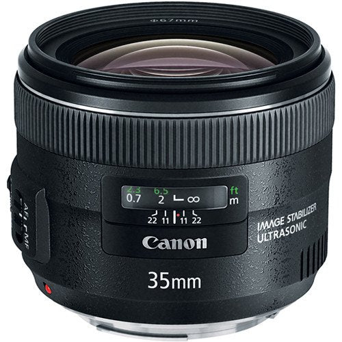 Canon EF 35mm f/2 is USM Lens for Canon EF Mount + Accessories International Model with 2 Year Warranty Canon