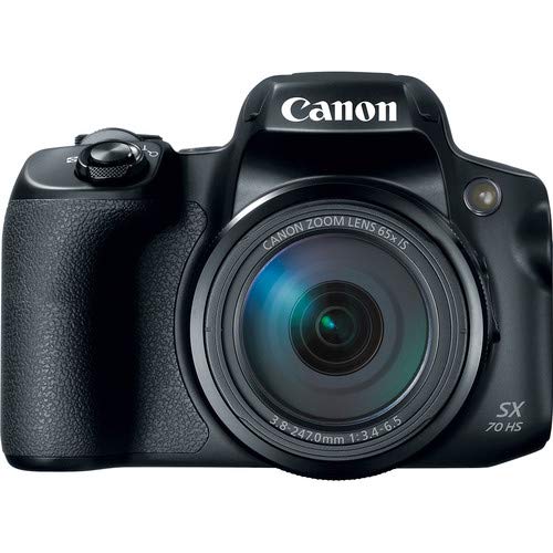 Canon PowerShot SX70 HS Digital Camera - With 32GB Memory Card, Bag, Cleaning Kit, and More Canon