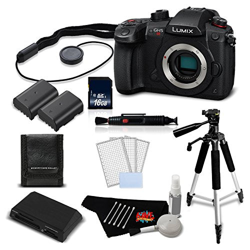 Panasonic Lumix DC-GH5S Digital Camera International Version + 16GB Memory Card Card + Extra Battery Combo Panasonic