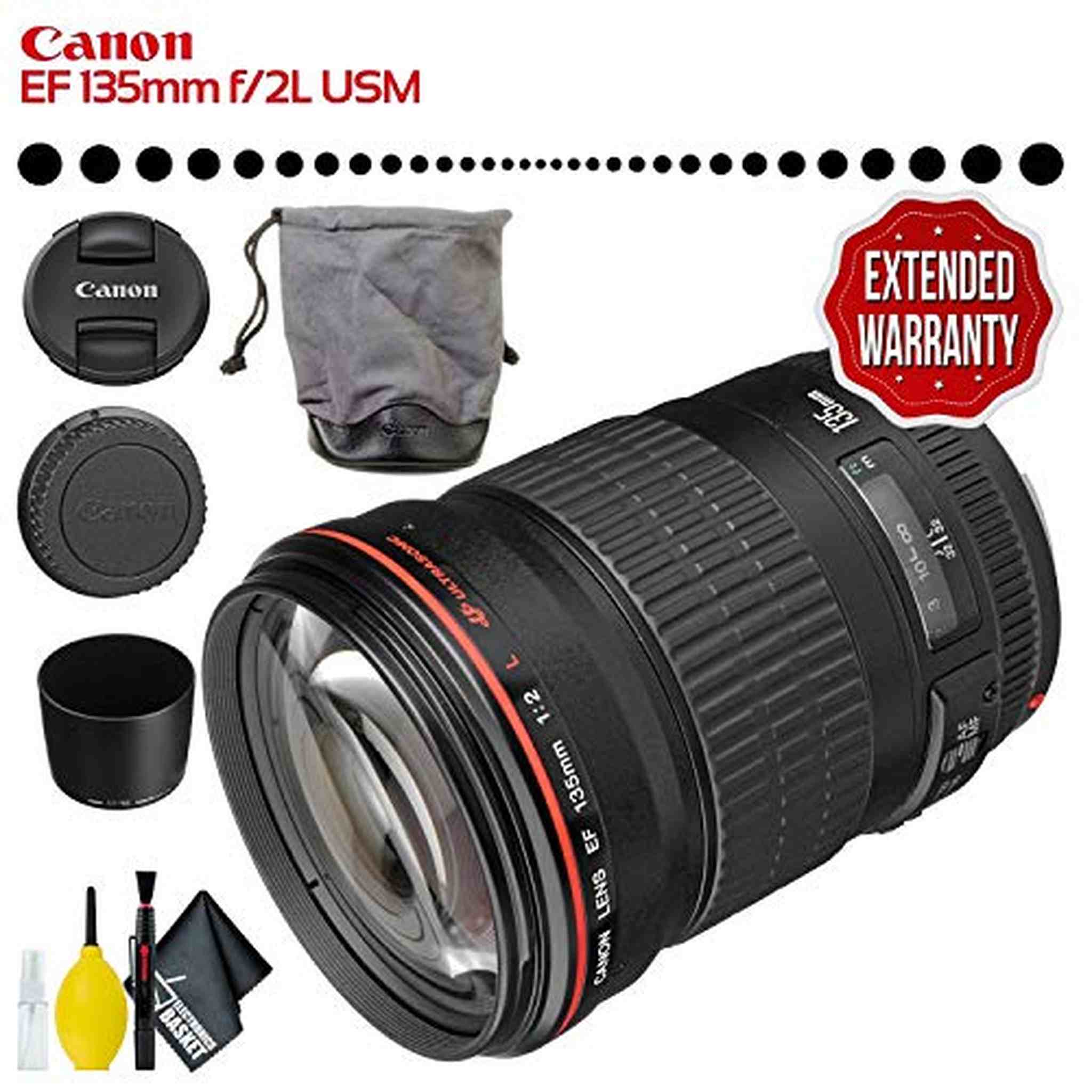 Canon EF 135mm f/2L USM Lens Canon