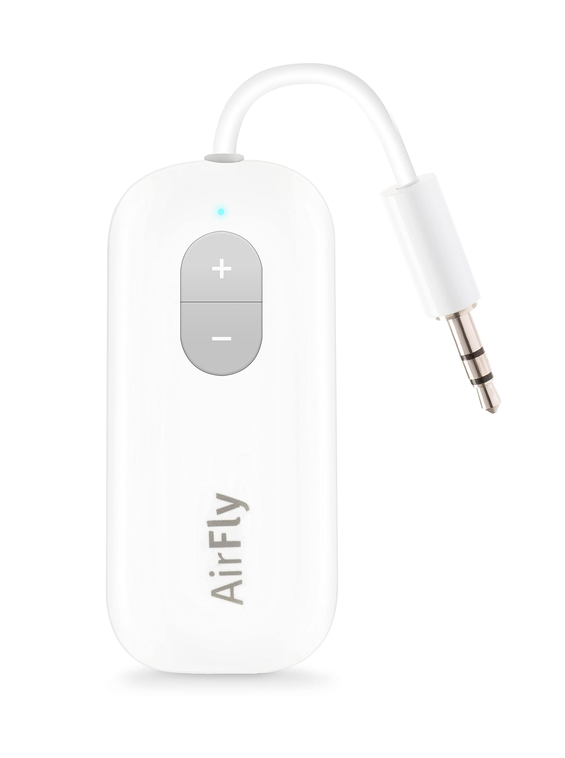 Twelve South AirFly SE, Bluetooth Wireless Audio Transmitter for AirPods/Wireless or Noise-Cancelling Headphones Use with Any 3.5 mm Audio Jack on Airplanes, Gym Equipment or iPad/Tablets Twelve South