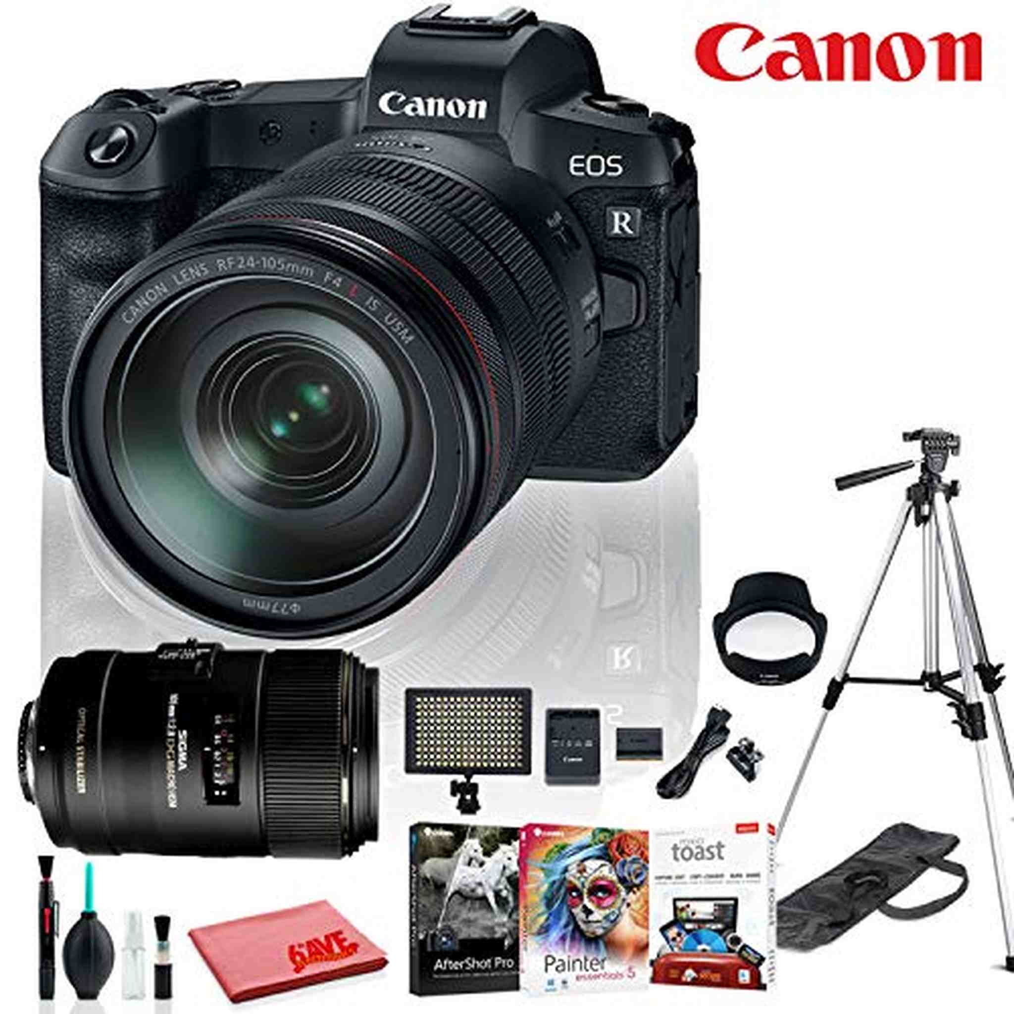 Canon EOS RP Mirrorless Digital Camera with RF 24-105 F4 L is USM Lens International Model Professional Bundle Canon