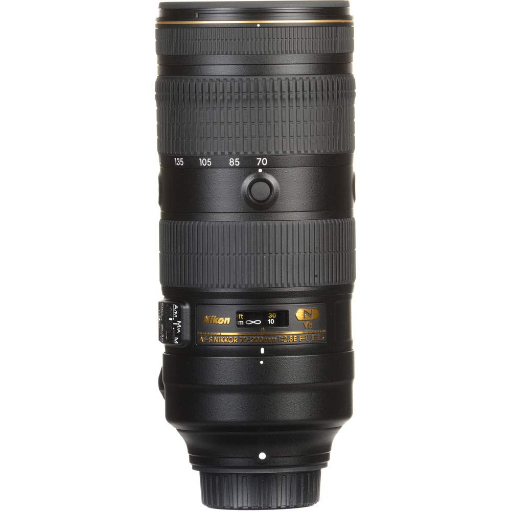 Nikon AF-S NIKKOR 70-200mm f/2.8E FL ED VR Lens + Deluxe Lens Cleaning Kit Bundle Nikon