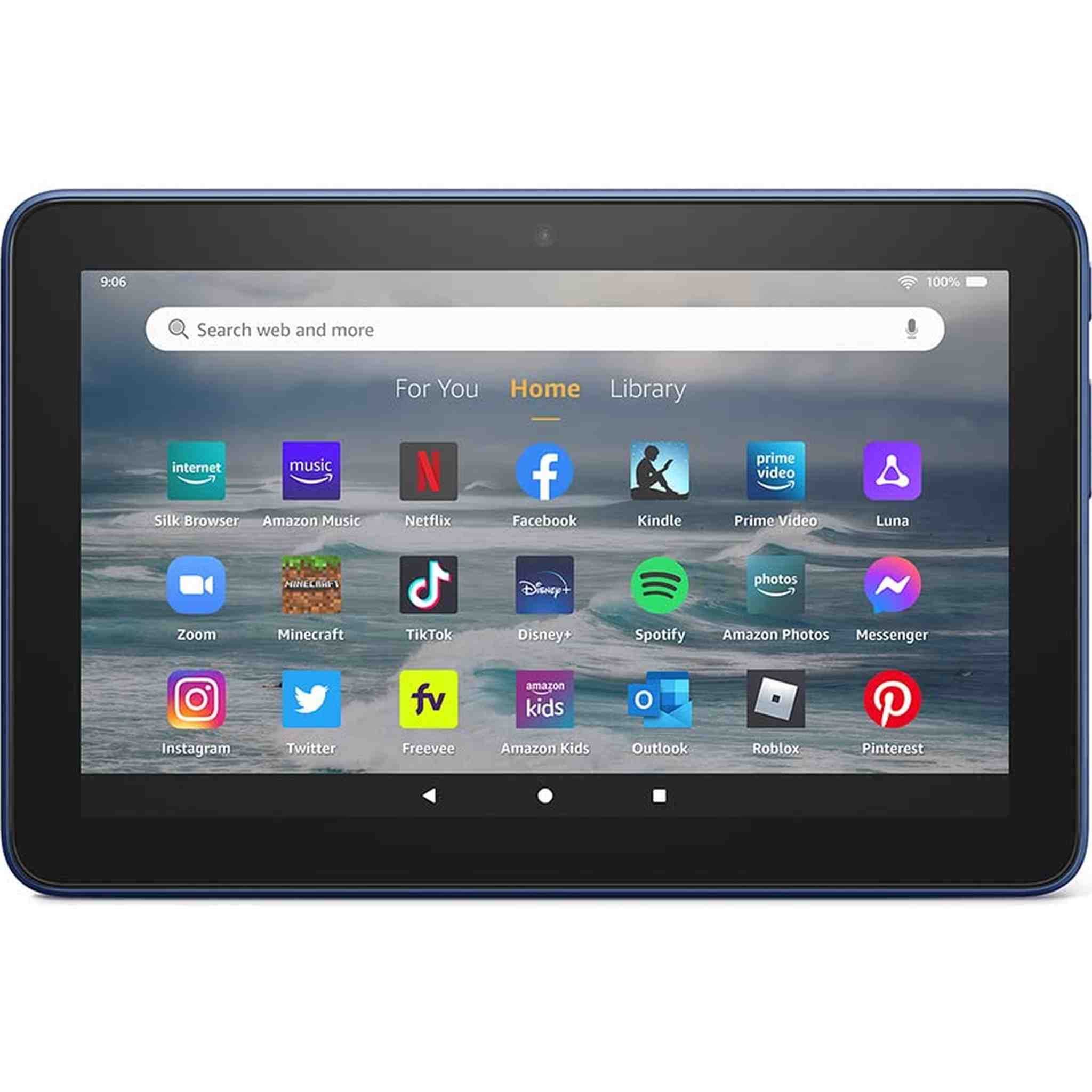 Fire 7 tablet, 7” display, 16 GB, 10 hours battery life, 2022 release , Denim Amazon