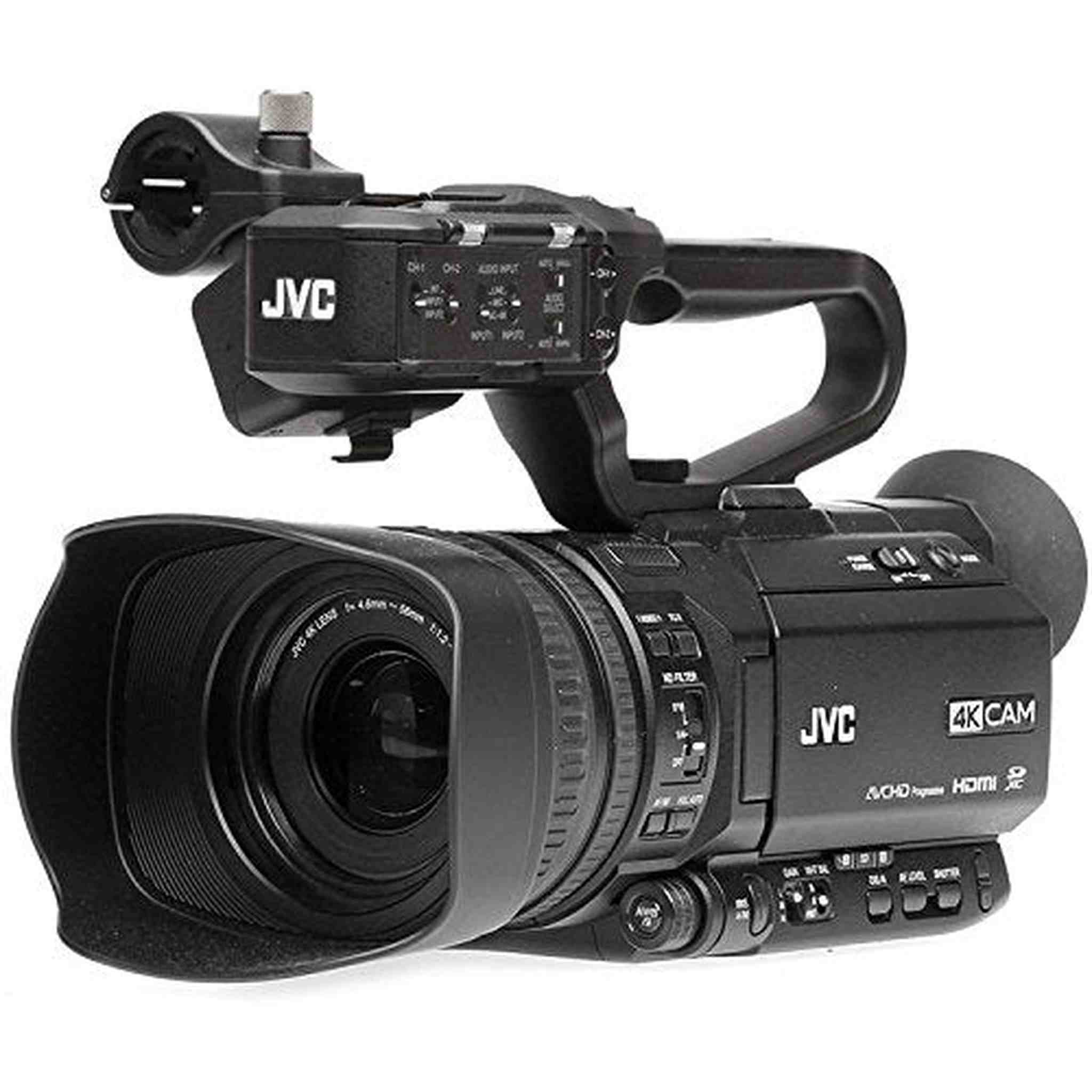 JVC GY-HM180 Ultra HD 4K Camcorder with HD-SDI GY-HM180U With Base Bundle JVC