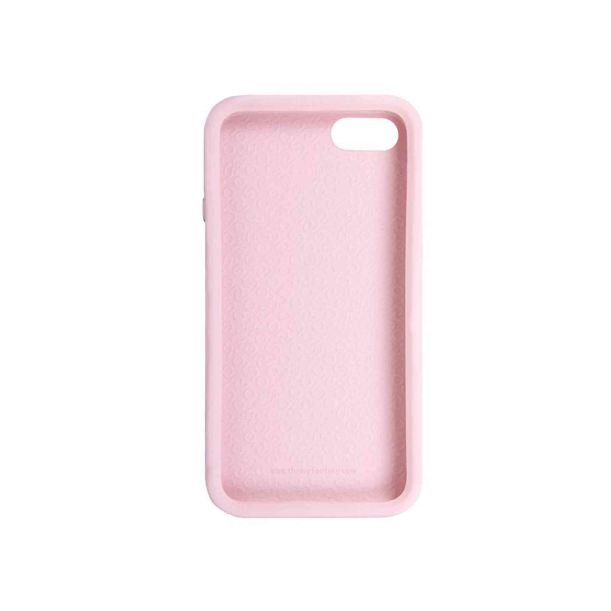 The Joy Factory Jugar Soft Silicone Case with Metal Frame for iPhone5/5S, CSD103 Soft Pink The Joy Factory