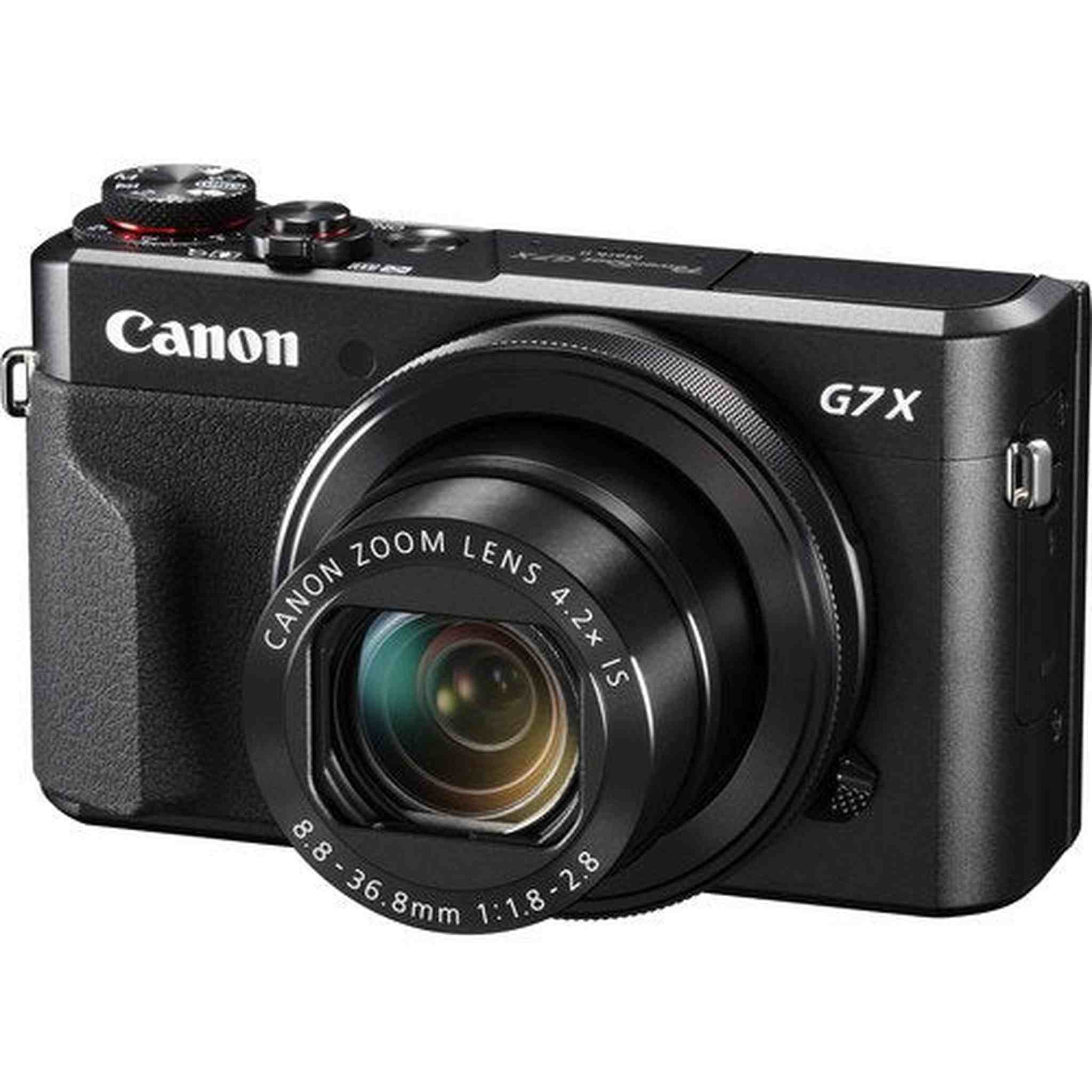 Canon PowerShot G7 X Mark II w/Accessories Bundle- Digital Camera w/1 Inch CMOS Sensor Tilt LCD Screen Touchscreen Acces Canon