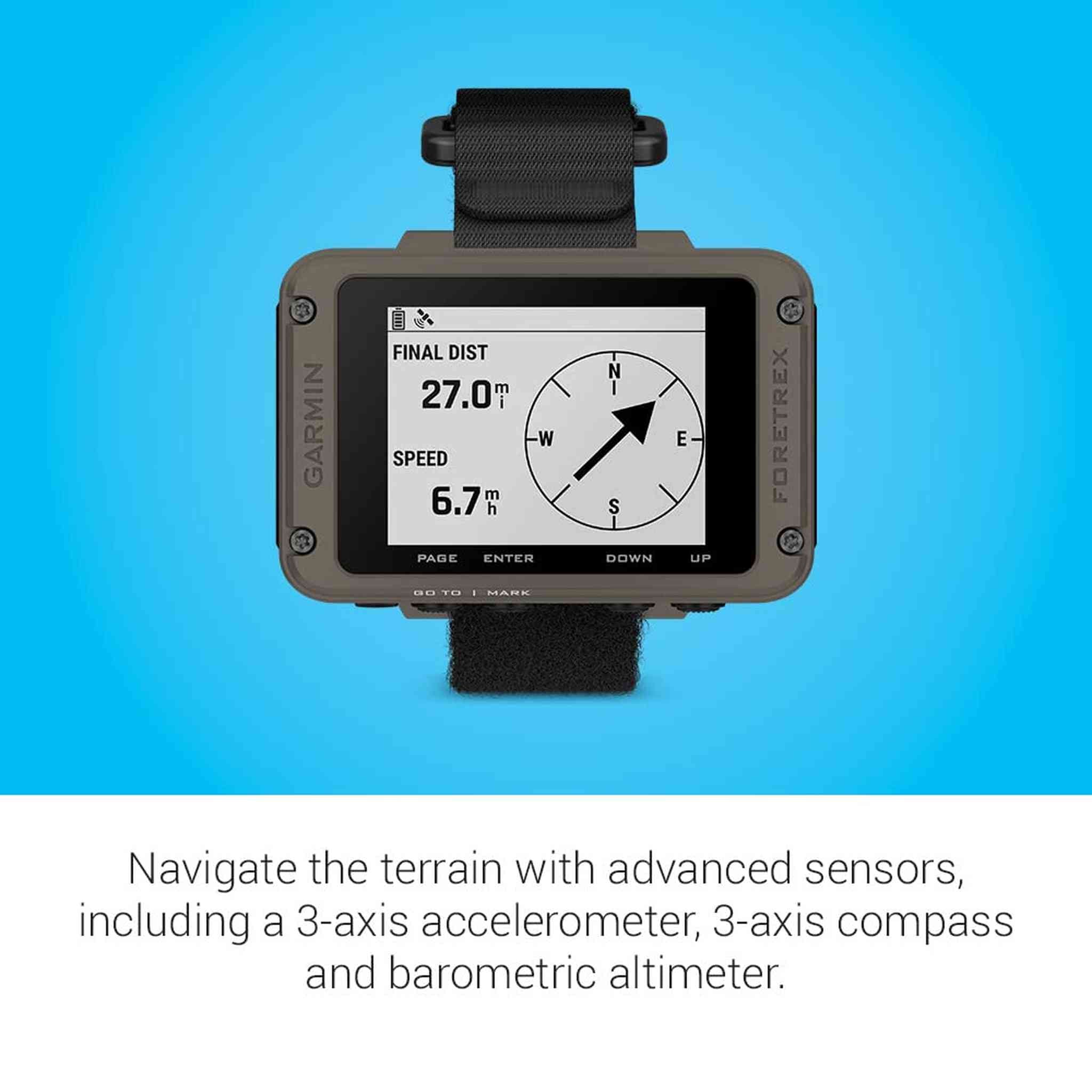 Garmin Foretrex 901, Ballistics Edition, Wrist-Mounted GPS Navigators, Upgraded Multi-Band GNSS, Longer Battery Life Garmin