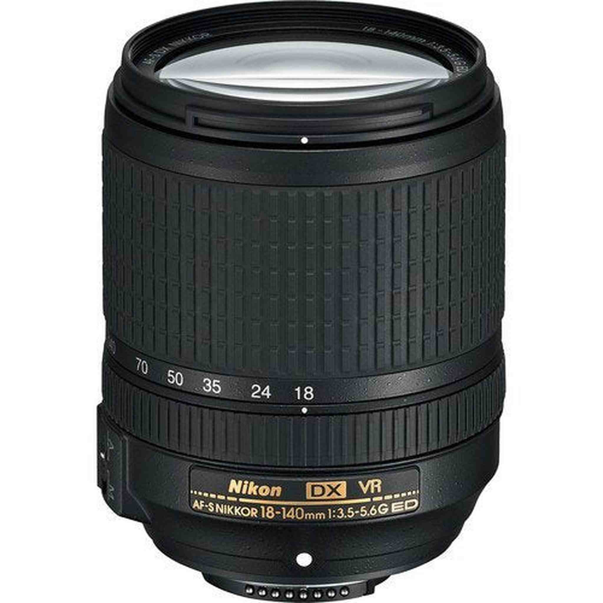 Nikon AF-S DX NIKKOR 18-140mm f/3.5-5.6G ED Vibration Reduction Zoom Lens with Auto Focus for Nikon DSLR Cameras Interna Nikon