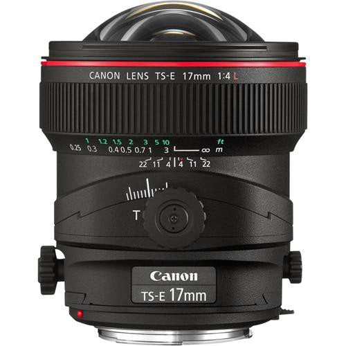 Canon TS-E 17mm f/4L Tilt-Shift Lens for Canon EF Mount + Accessories International Model with 2 Year Warranty Canon