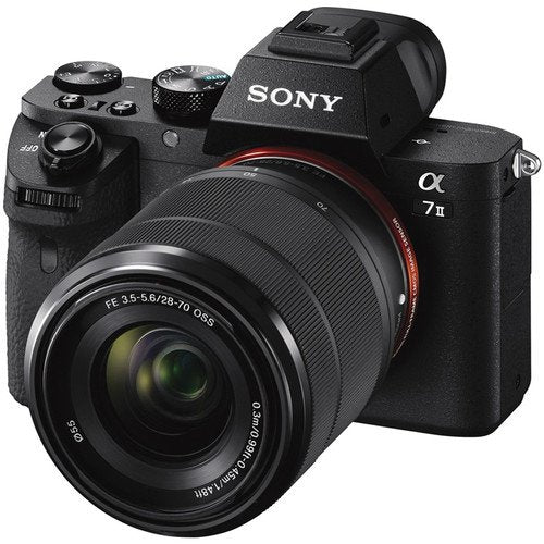 Sony Alpha a7 II Mirrorless Camera with FE 28-70mm f/3.5-5.6 OSS Lens ILCE7M2K/B With Soft Bag, 64GB Memory Card, Card Reader , Plus Essential Accessories Sony