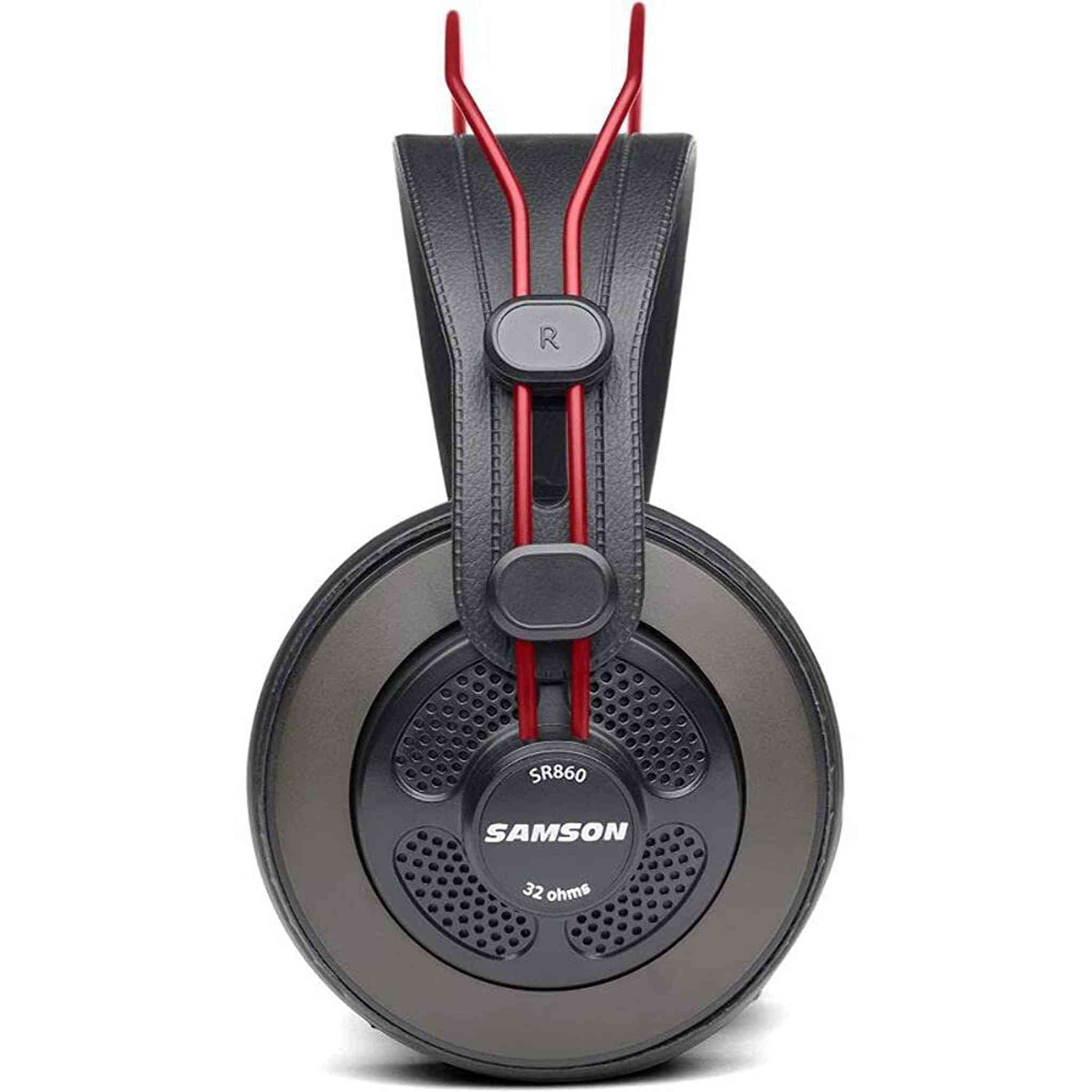 Samson SR860 Over-Ear Professional Semi-Open Studio Reference Small Headphones Headset Samson