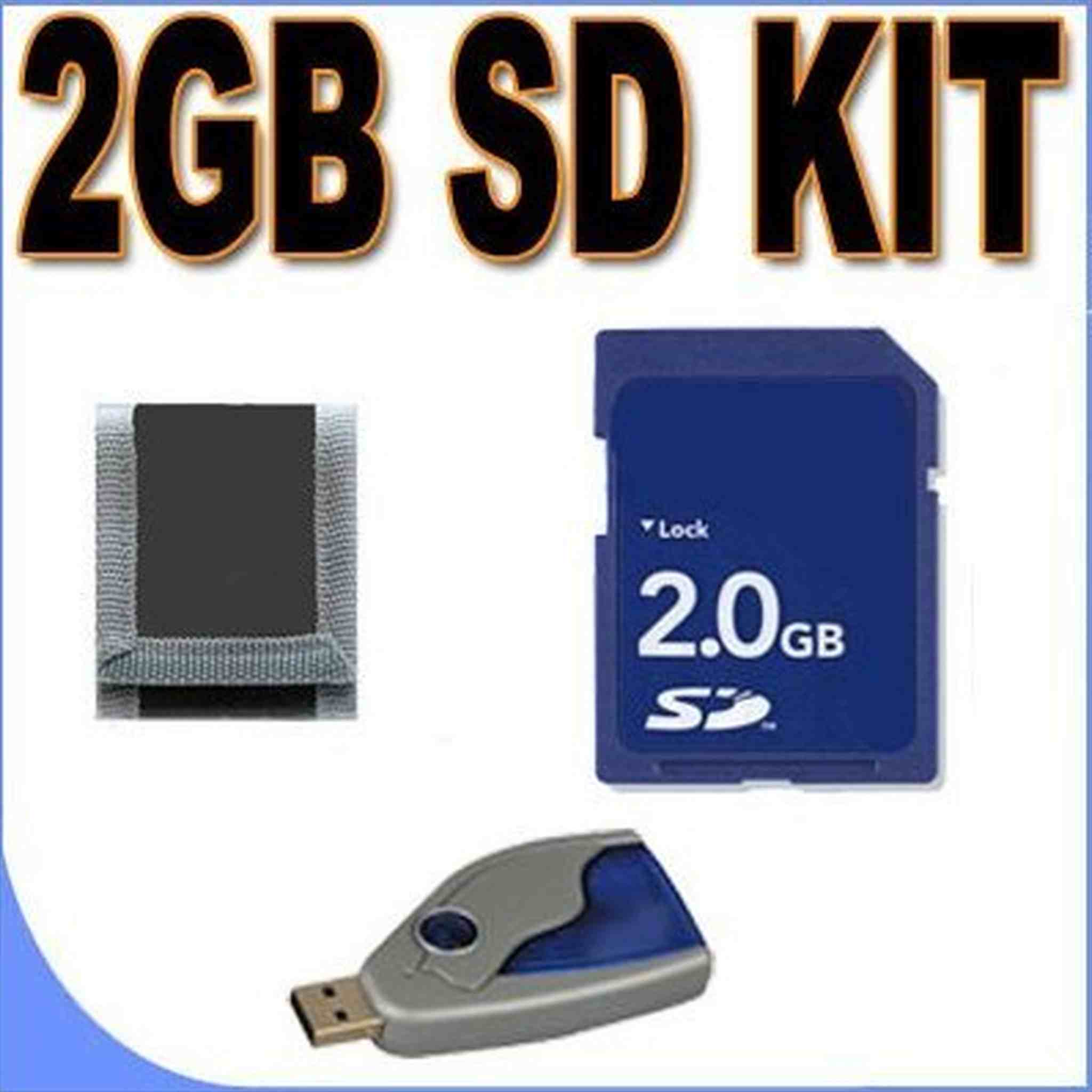 2GB SD Micro SD with SD Adapter Memory Card Secure Digital BigVALUEInc Accessory Saver Bundle for Panasonic Cameras BVI