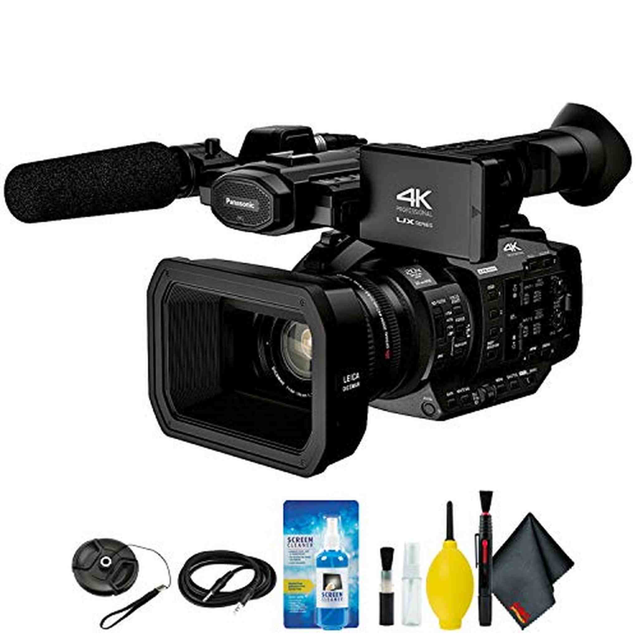 Panasonic AG-UX180 4K Premium Professional Camcorder Camera Only Bundle Kit Panasonic