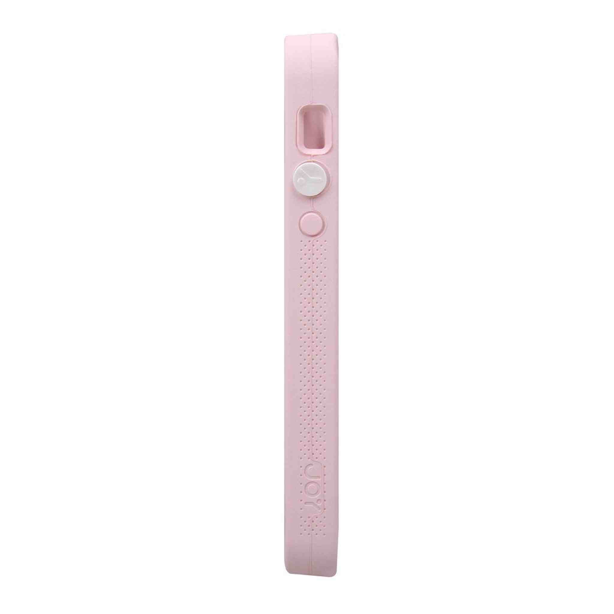 The Joy Factory Jugar Soft Silicone Case with Metal Frame for iPhone5/5S, CSD103 Soft Pink The Joy Factory