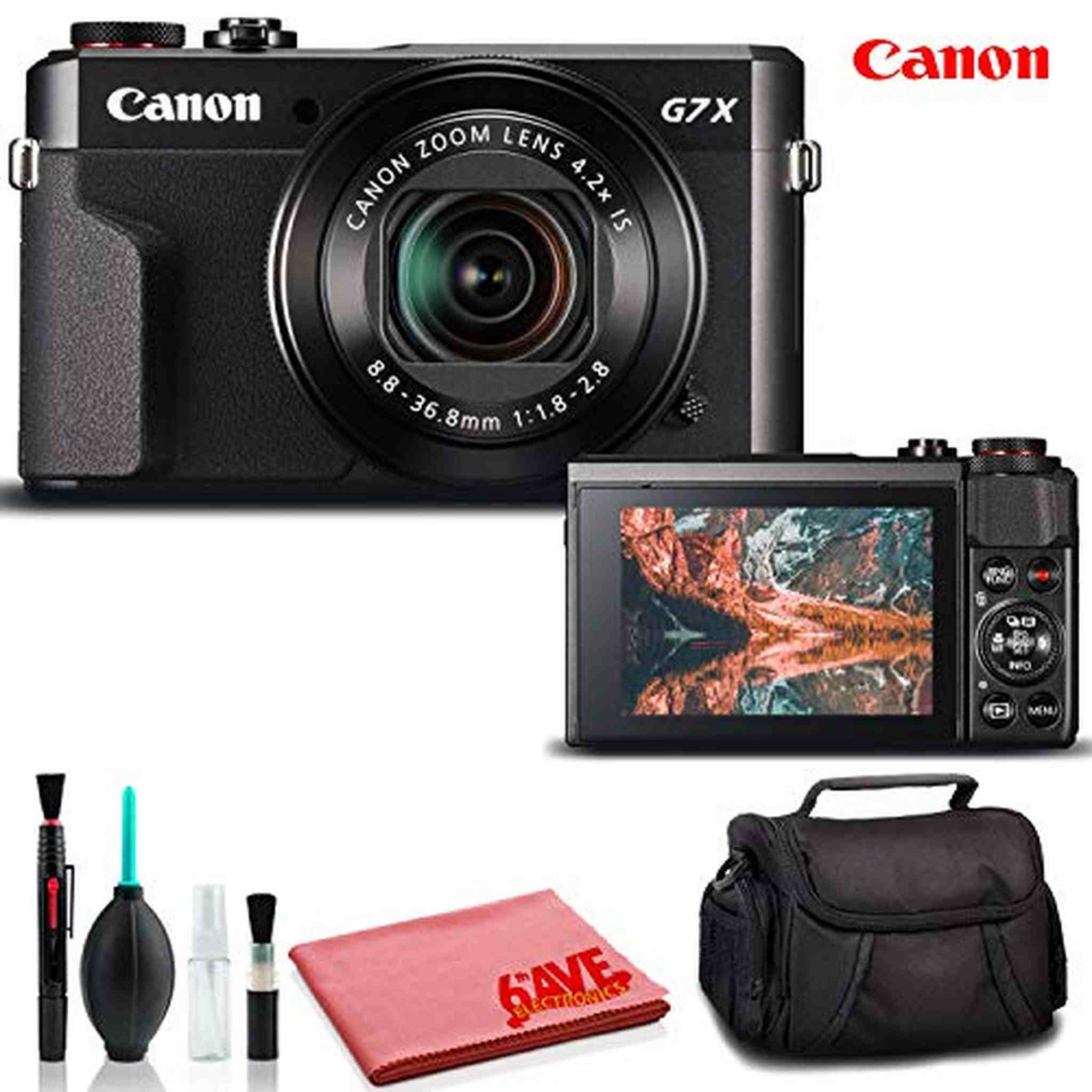 Canon PowerShot G7 X Mark II Digital Camera International Model - Deluxe Kit Canon