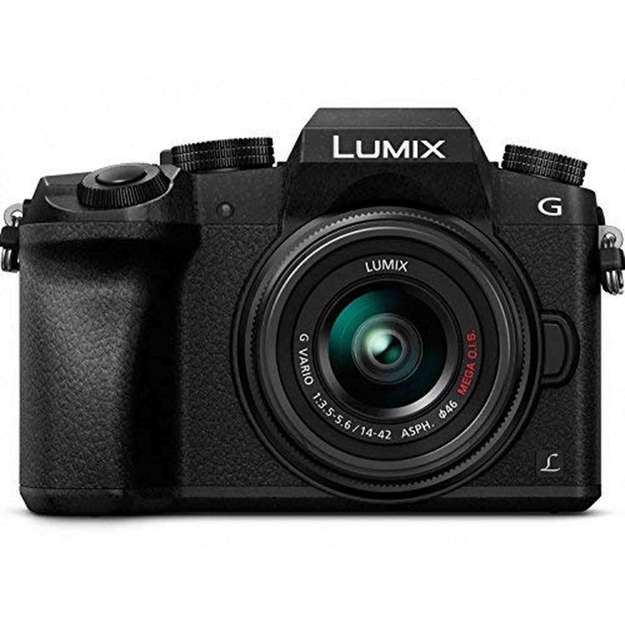 PANASONIC LUMIX G7 4K Digital Mirrorless Camera Bundle with LUMIX G Vario 14-42mm and 45-150mm Dual Lens Kit Panasonic